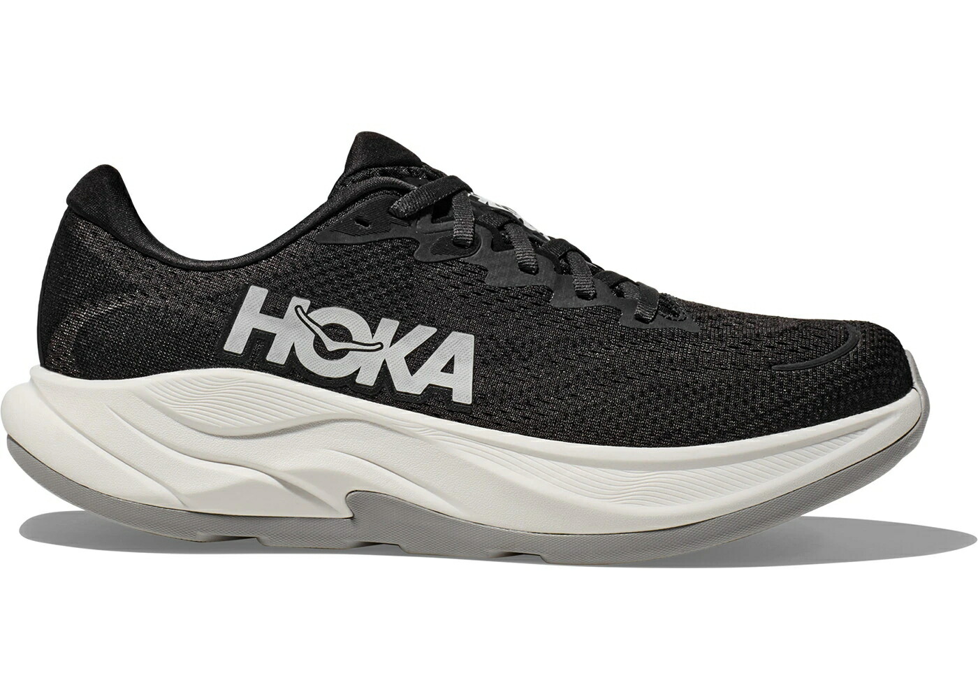 ホカオネオネ 黒色 ブラック 白色 ホワイト スニーカー メンズ HOKA ONE ONE HOKA ONE RINCON 4 BLACK WHITE / BLACK WHITE