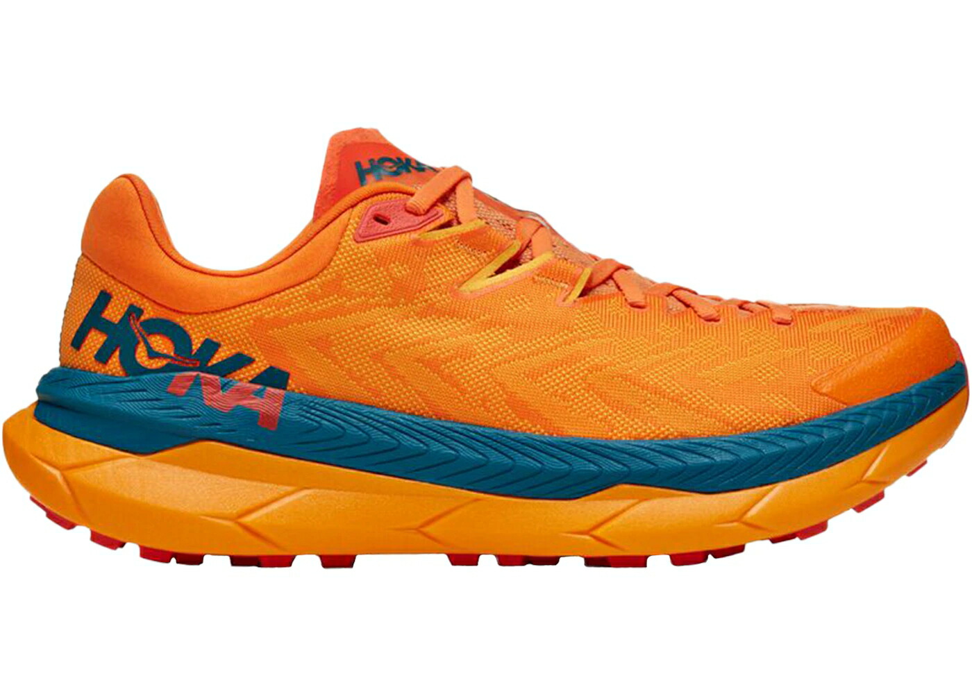 ホカオネオネ 橙 オレンジ 青色 ブルー 黄色 イエロー スニーカー メンズ HOKA ONE ONE HOKA ONE TECTON X PERSIMMON ORANGE BLUE / PERSIMMON ORANGE RADIANT YELLOW