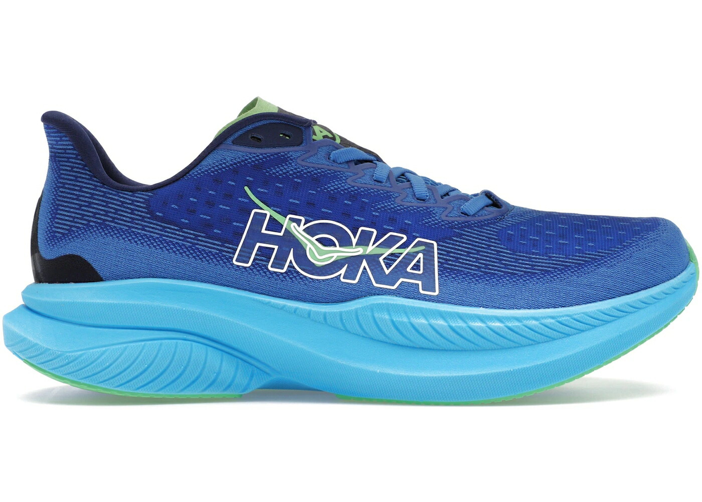ホカオネオネ 青み 青色 スニーカー メンズ HOKA ONE ONE HOKA ONE MACH 6 VIRTUAL BLUE BELLWETHER / VIRTUAL BLUE BELLWETHER BLUE
