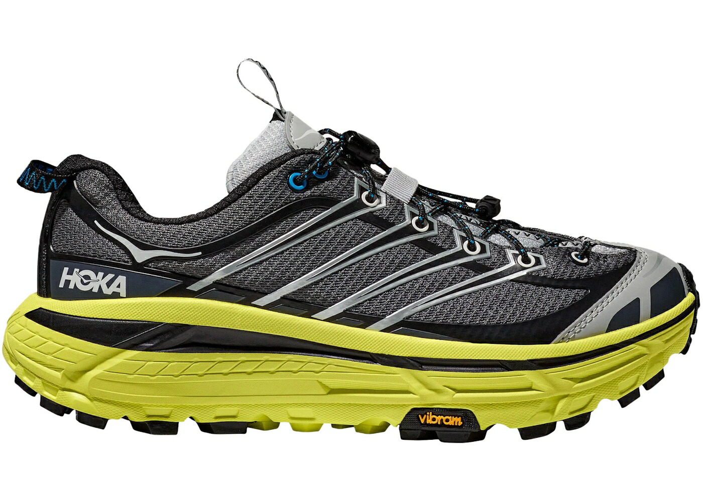 ホカオネオネ 黒色 ブラック スニーカー メンズ HOKA ONE ONE HOKA ONE MAFATE THREE 2 BLACK CITRUS / BLACK HOKA CITRUS