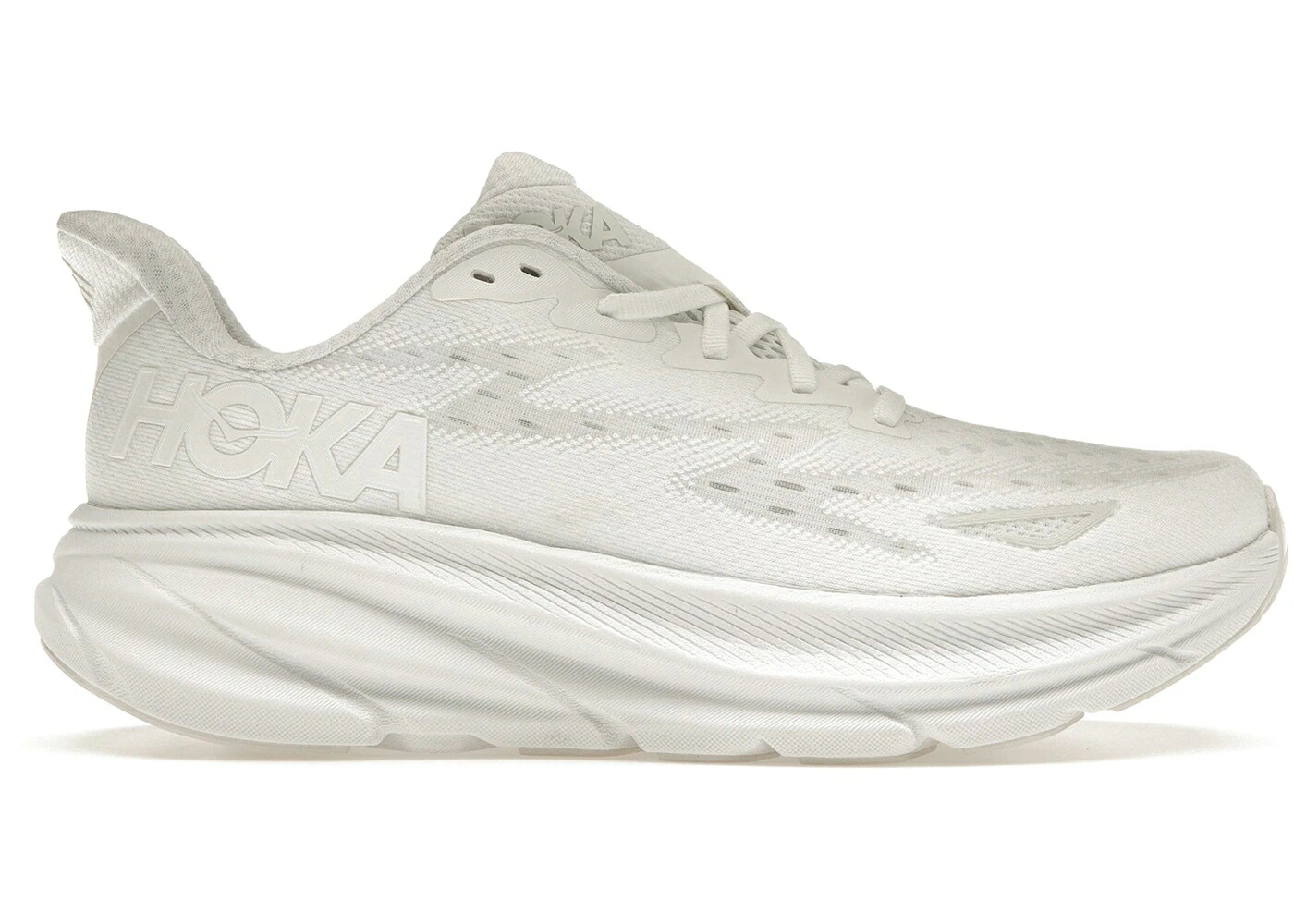 ホカオネオネ 白いこと 白いこと WOMEN\u0027S スニーカー レディース HOKA ONE ONE HOKA ONE CLIFTON 9 WHITE (WOMEN\u0027S) / WHITE WHITE