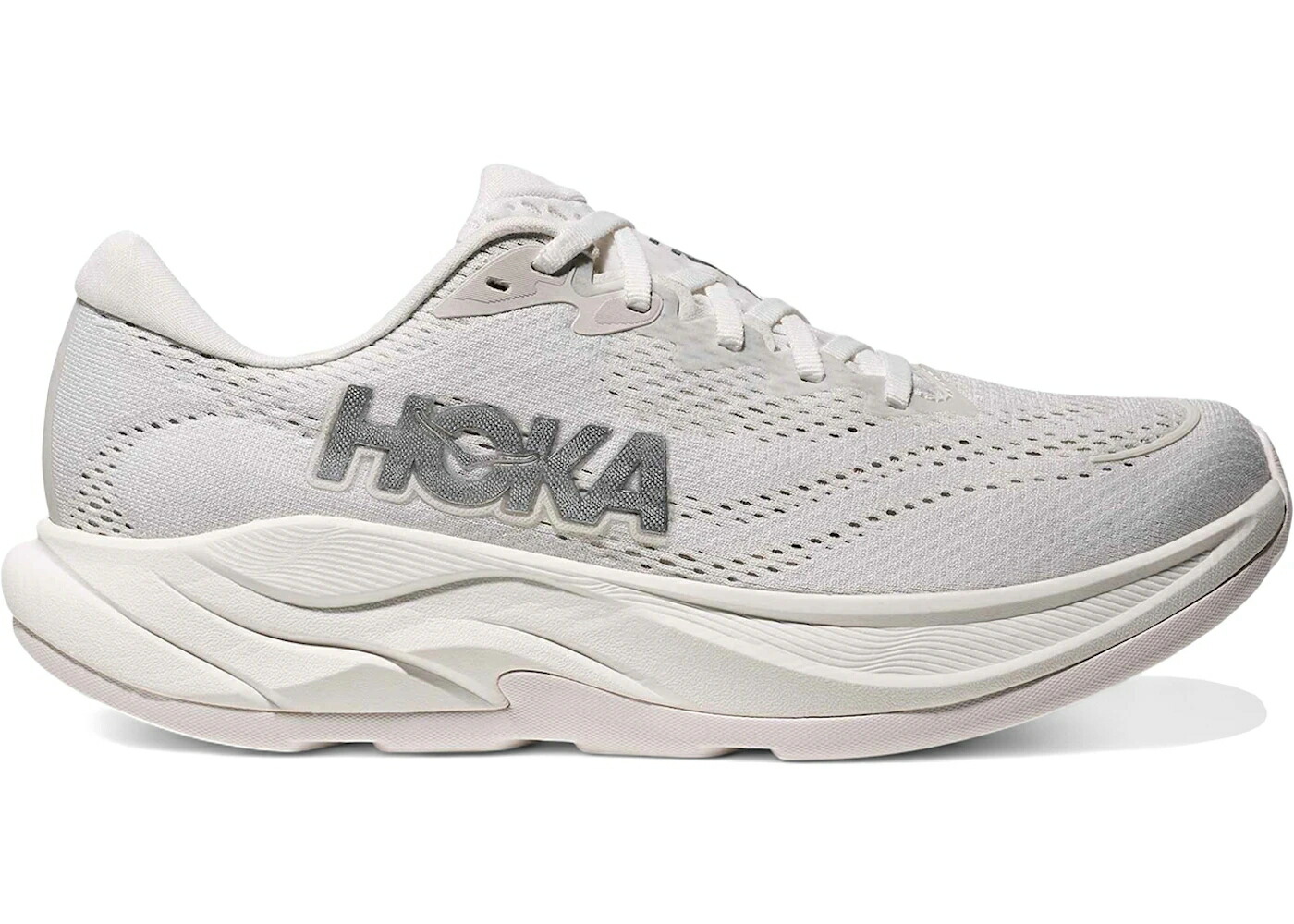 ホカオネオネ 白いこと 白いこと しろがね色 しろがね色 WOMEN\u0027S スニーカー レディース HOKA ONE ONE HOKA ONE RINCON 4 WHITE SILVER (WOMEN\u0027S) / WHITE SILVER