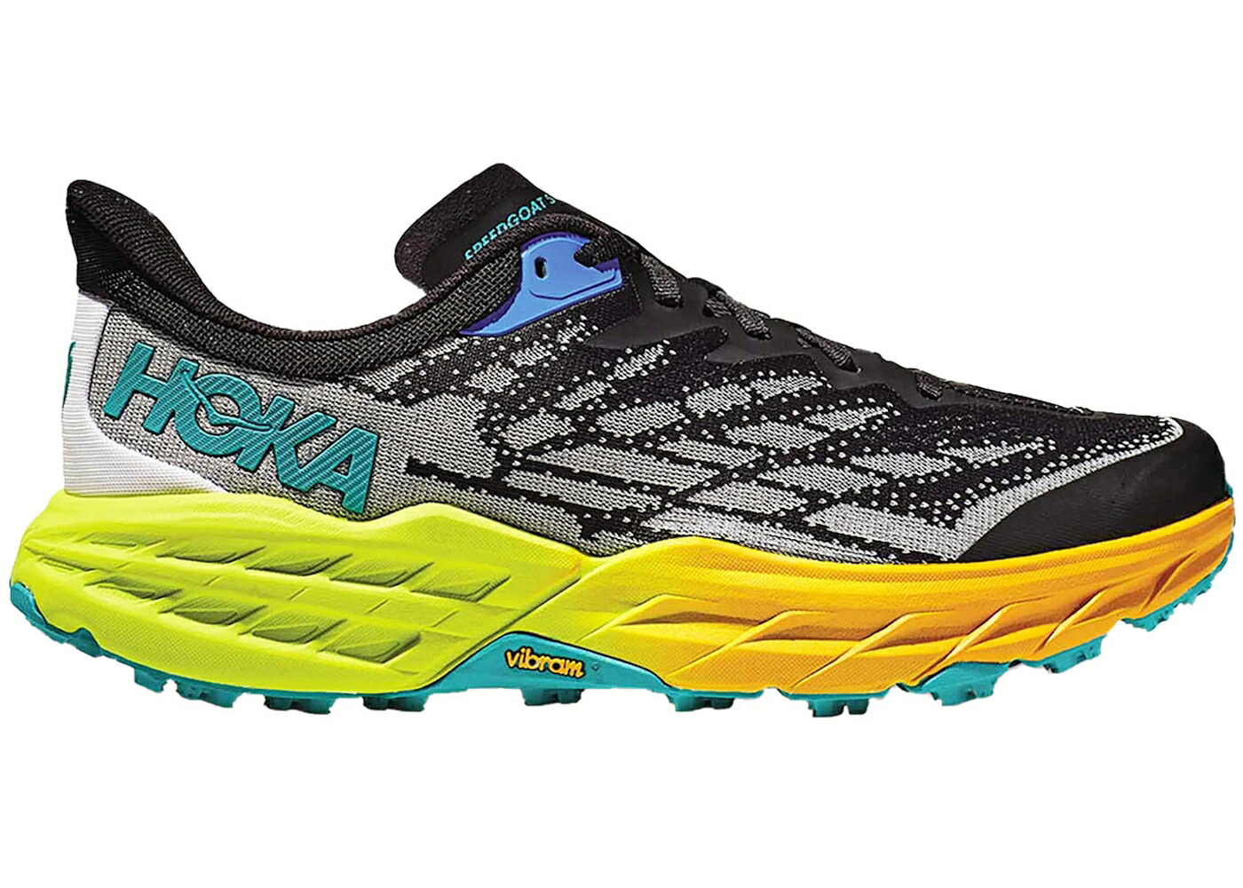 ホカオネオネ 黒いこと 黒いこと WOMEN\u0027S スニーカー レディース HOKA ONE ONE HOKA ONE SPEEDGOAT 5 BLACK EVENING PRIMROSE (WOMEN\u0027S) / BLACK EVENING PRIMROSE