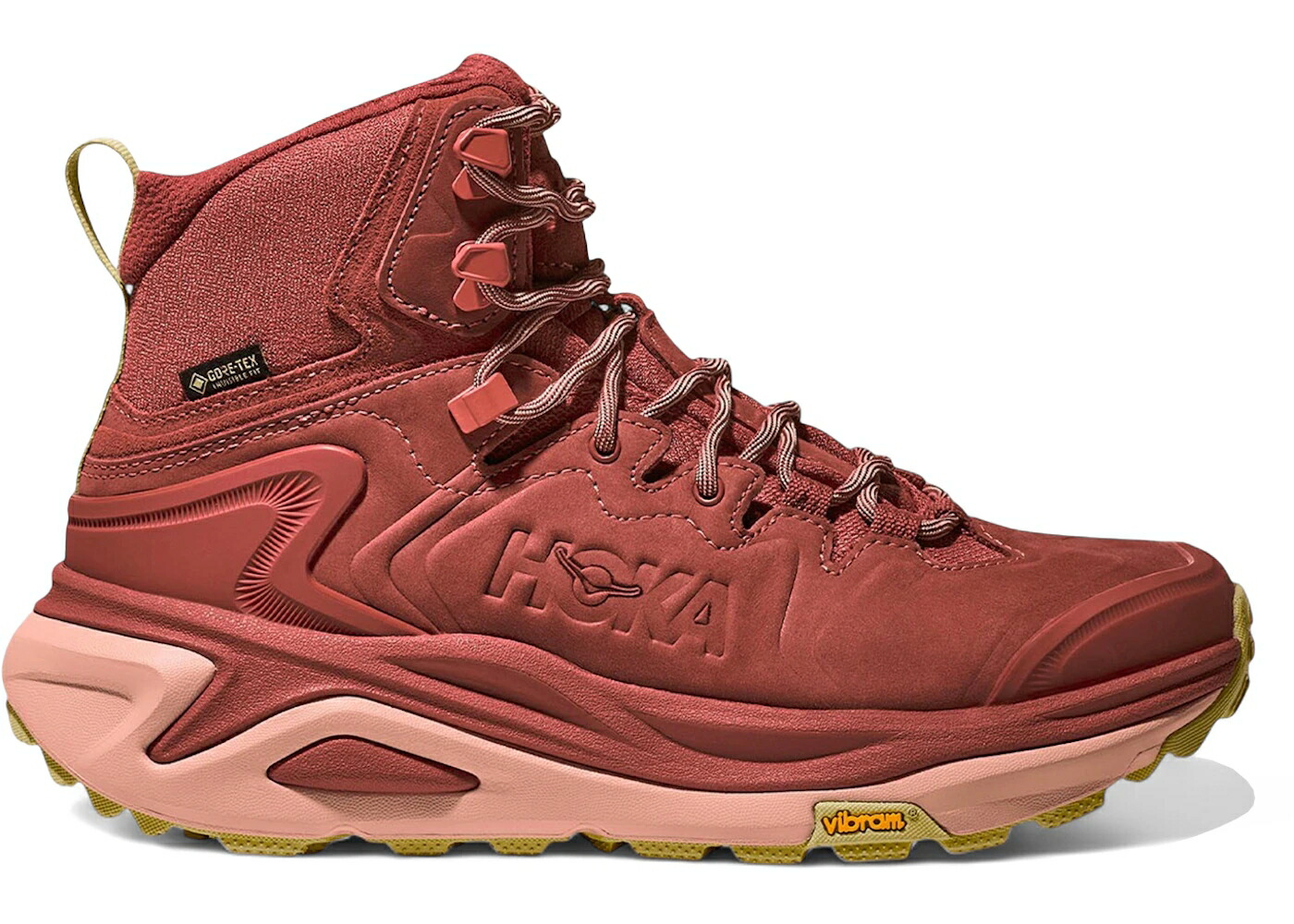ホカオネオネ ミッド ゴアテックス サクラ色 WOMEN\u0027S スニーカー レディース HOKA ONE ONE HOKA ONE KAHA 3 MID GORE-TEX ROUGE ROSE LATTE (WOMEN\u0027S) / ROUGE ROSE LATTE