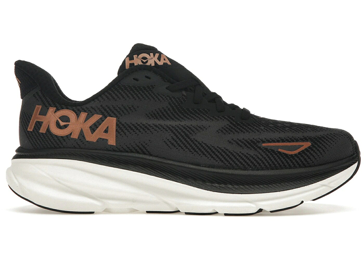 ホカオネオネ 黒いこと 黒いこと 銅色 コッパー WOMEN\u0027S スニーカー レディース HOKA ONE ONE HOKA ONE CLIFTON 9 BLACK COPPER (WOMEN\u0027S) / BLACK COPPER