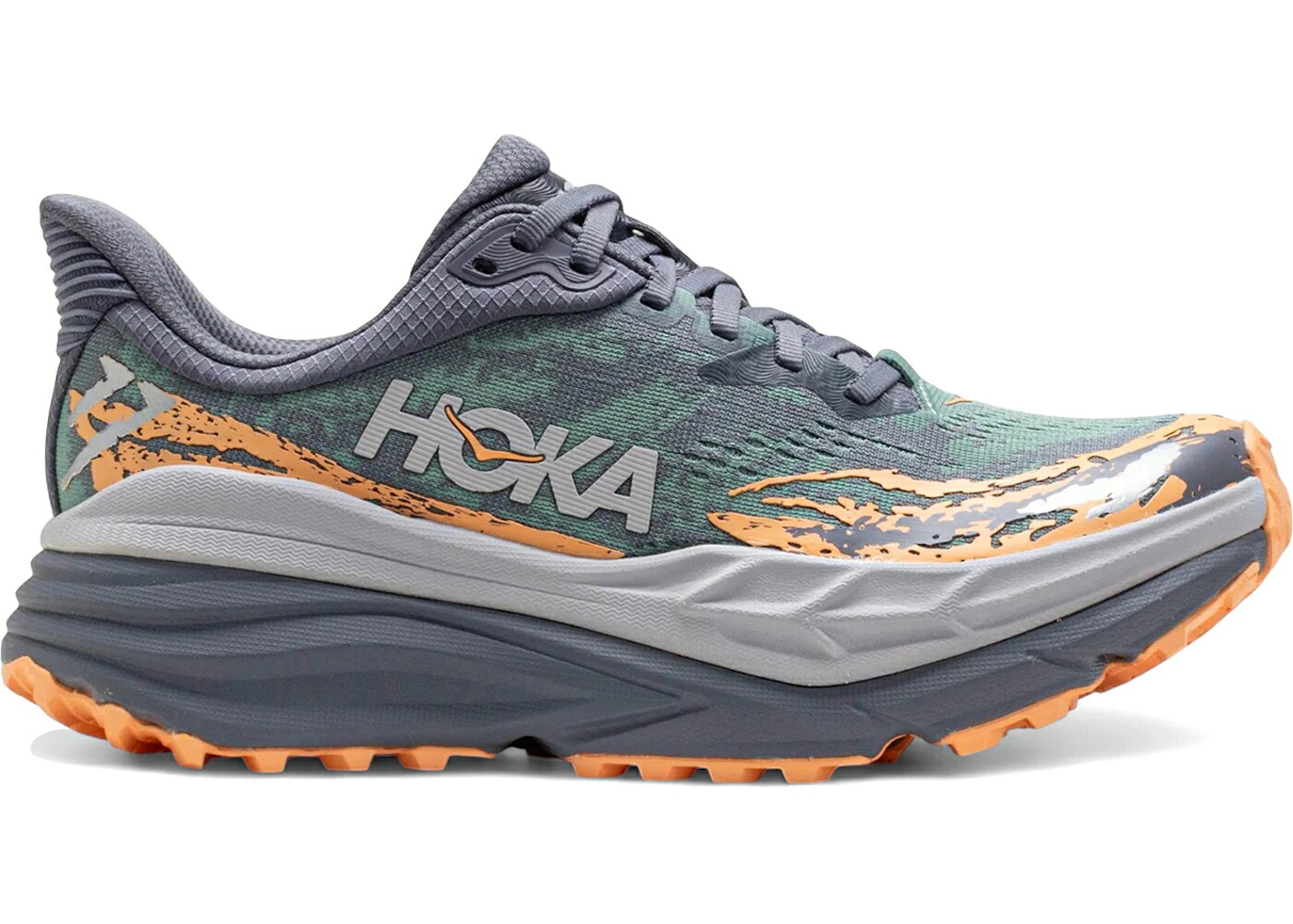 ホカオネオネ 薄墨色 薄墨色 WOMEN\u0027S スニーカー レディース HOKA ONE ONE HOKA ONE STINSON 7 GREY SKIES PALE TANGERINE (WOMEN\u0027S) / GREY SKIES PALE TANGERINE