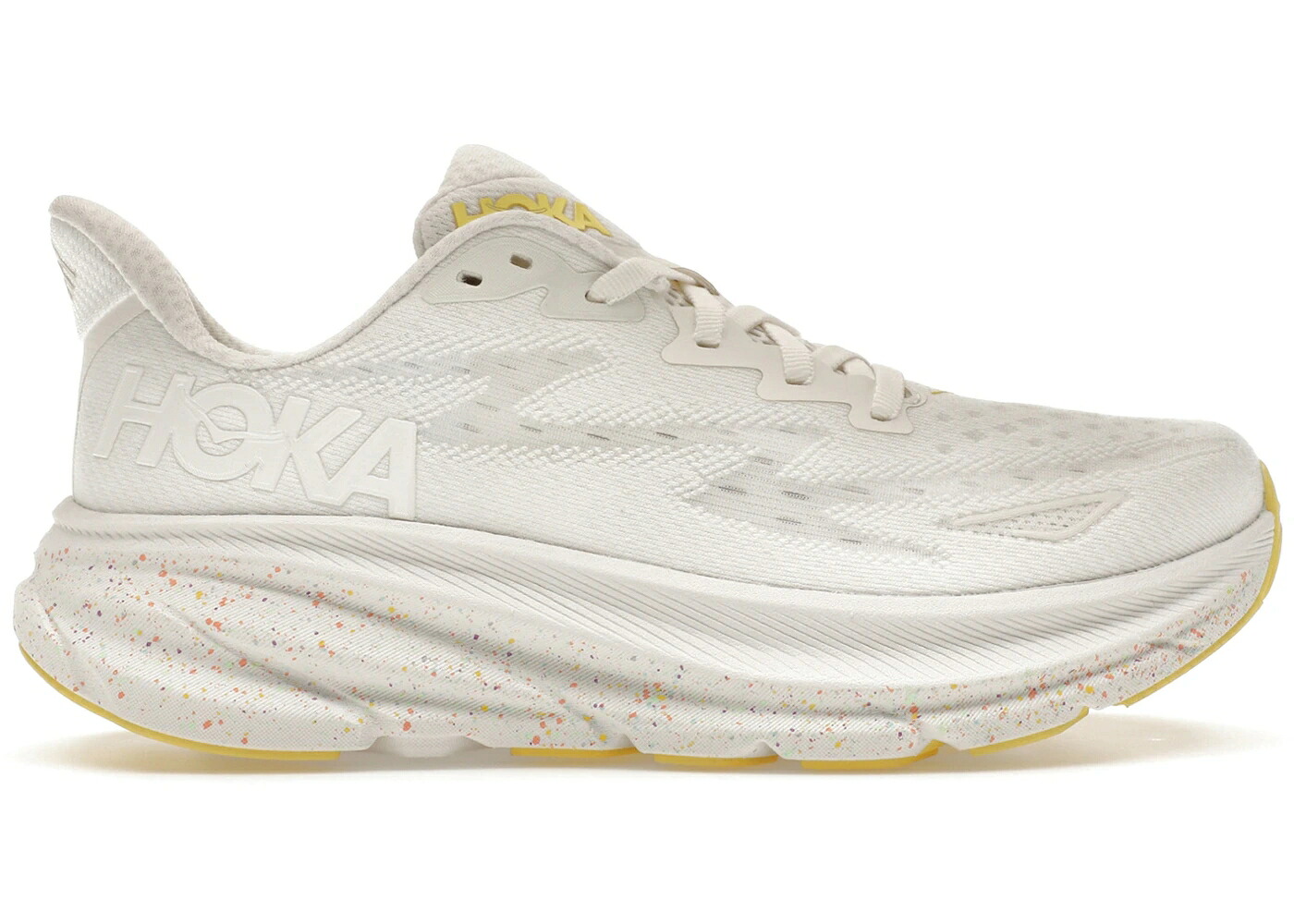 ホカオネオネ 白色 ホワイト WOMEN'S スニーカー レディース HOKA ONE ONE HOKA ONE CLIFTON 9 WHITE LEMONADE (WOMEN'S) / WHITE LEMONADE｜スニケス