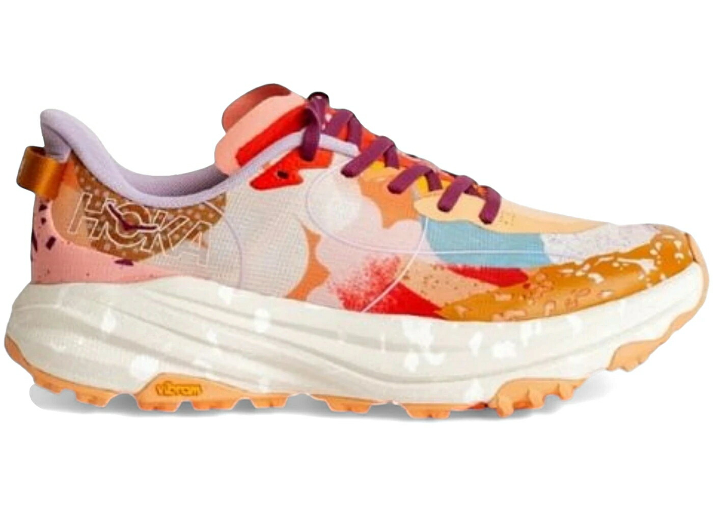 ホカオネオネ 橙 オレンジ色 緑 緑であること スニーカー メンズ HOKA ONE ONE HOKA ONE SPEEDGOAT 2 STUDIOPROBA CADMIUM ORANGE / CADMIUM ORANGE WHISPERING GREEN 靴-メンズ靴-スニーカー