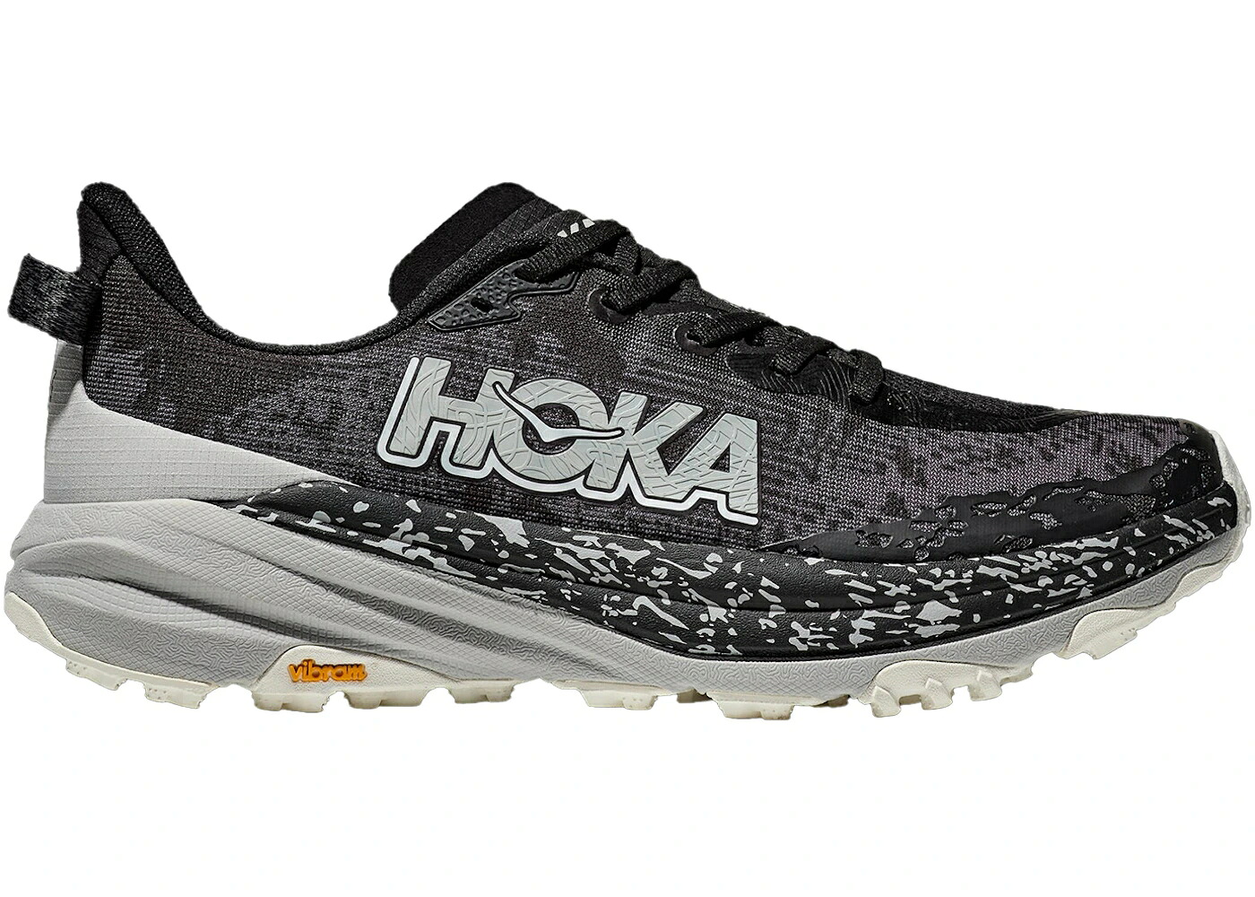 ホカオネオネ 黒色 ブラック スニーカー メンズ HOKA ONE ONE HOKA ONE SPEEDGOAT 6 BLACK STARDUST / BLACK STARDUST|スニケス