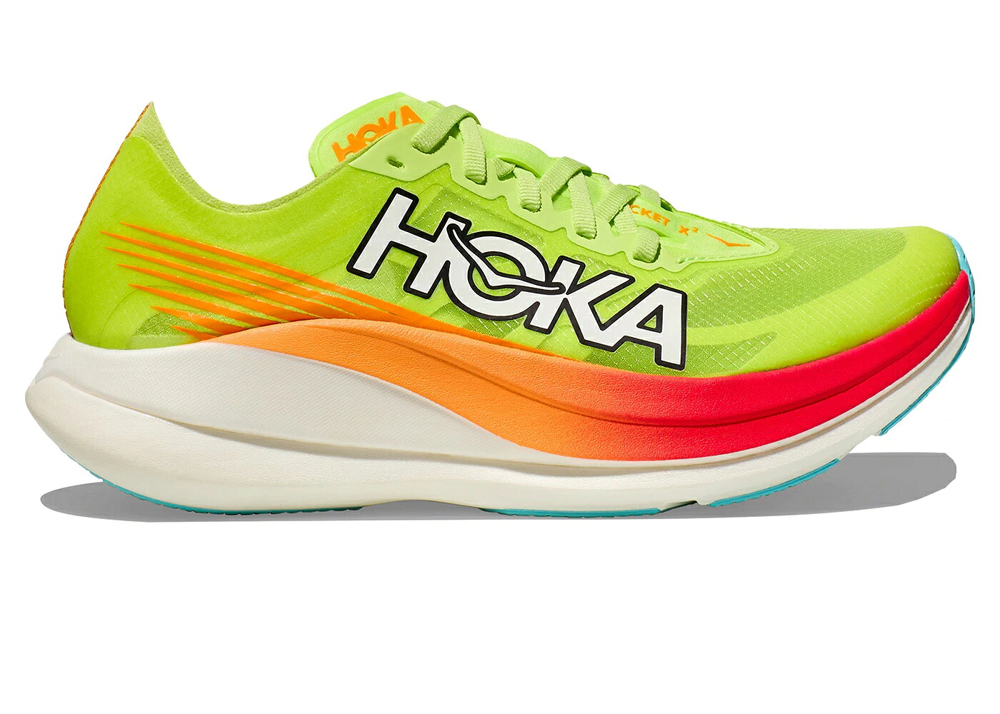 ホカオネオネ スニーカー メンズ HOKA ONE ONE HOKA ONE ROCKET X 2 LETTUCE SOLAR FLARE / LETTUCE SOLAR FLARE