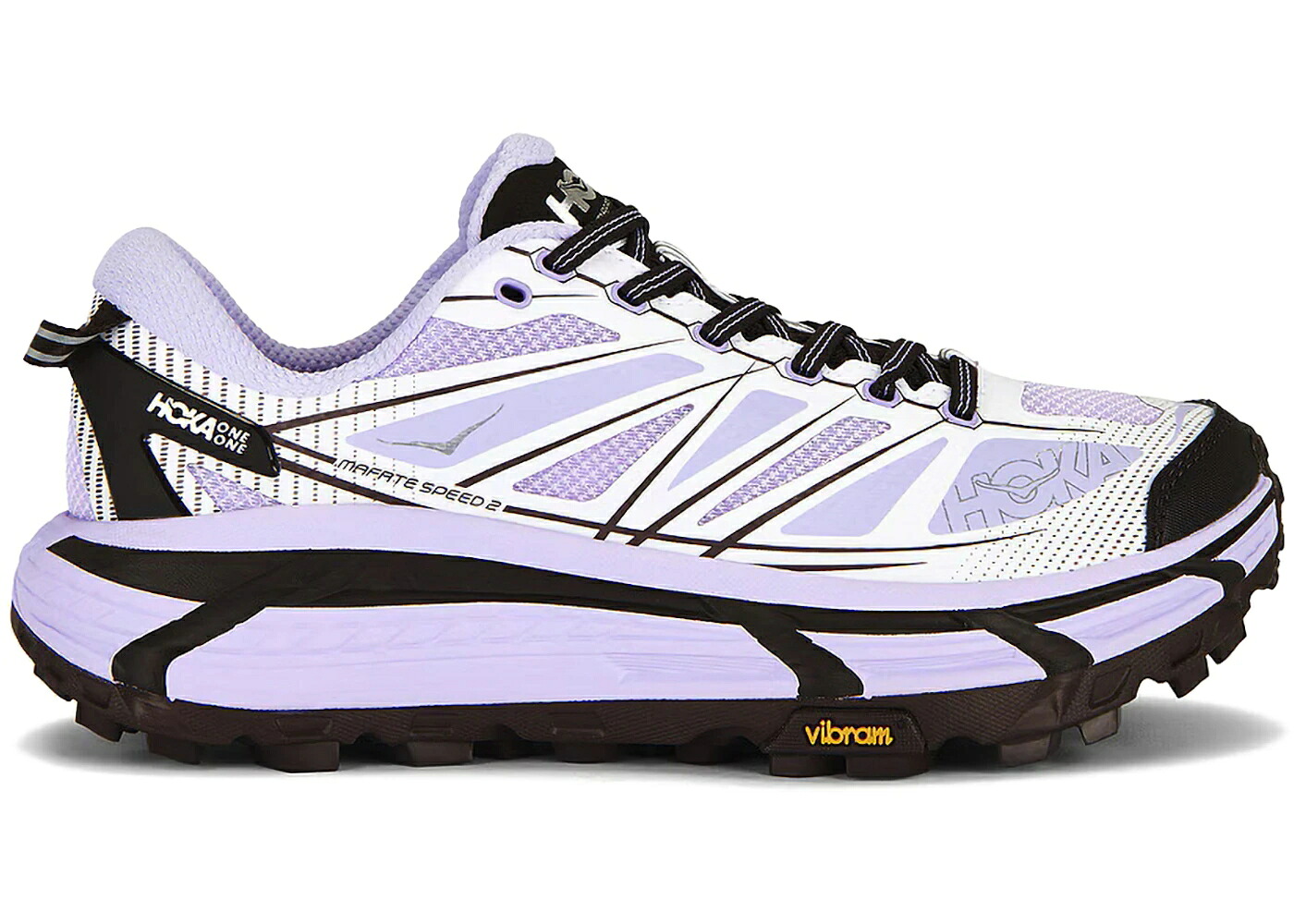 ホカオネオネ 速力度 白いこと 白いこと スニーカー メンズ HOKA ONE ONE HOKA ONE MAFATE SPEED 2 IRIS FLOWER WHITE / IRIS FLOWER WHITE