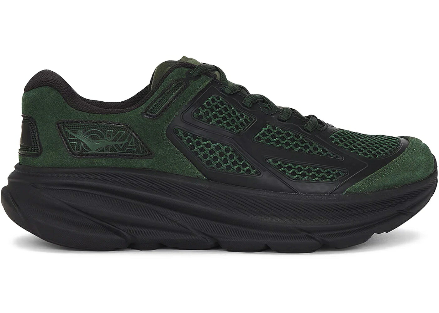 ホカオネオネ フォレスト 緑 グリーン 黒色 ブラック スニーカー メンズ HOKA ONE ONE HOKA ONE CLIFTON ONE9 S FOREST GREEN BLACK / FOREST GREEN BLACK