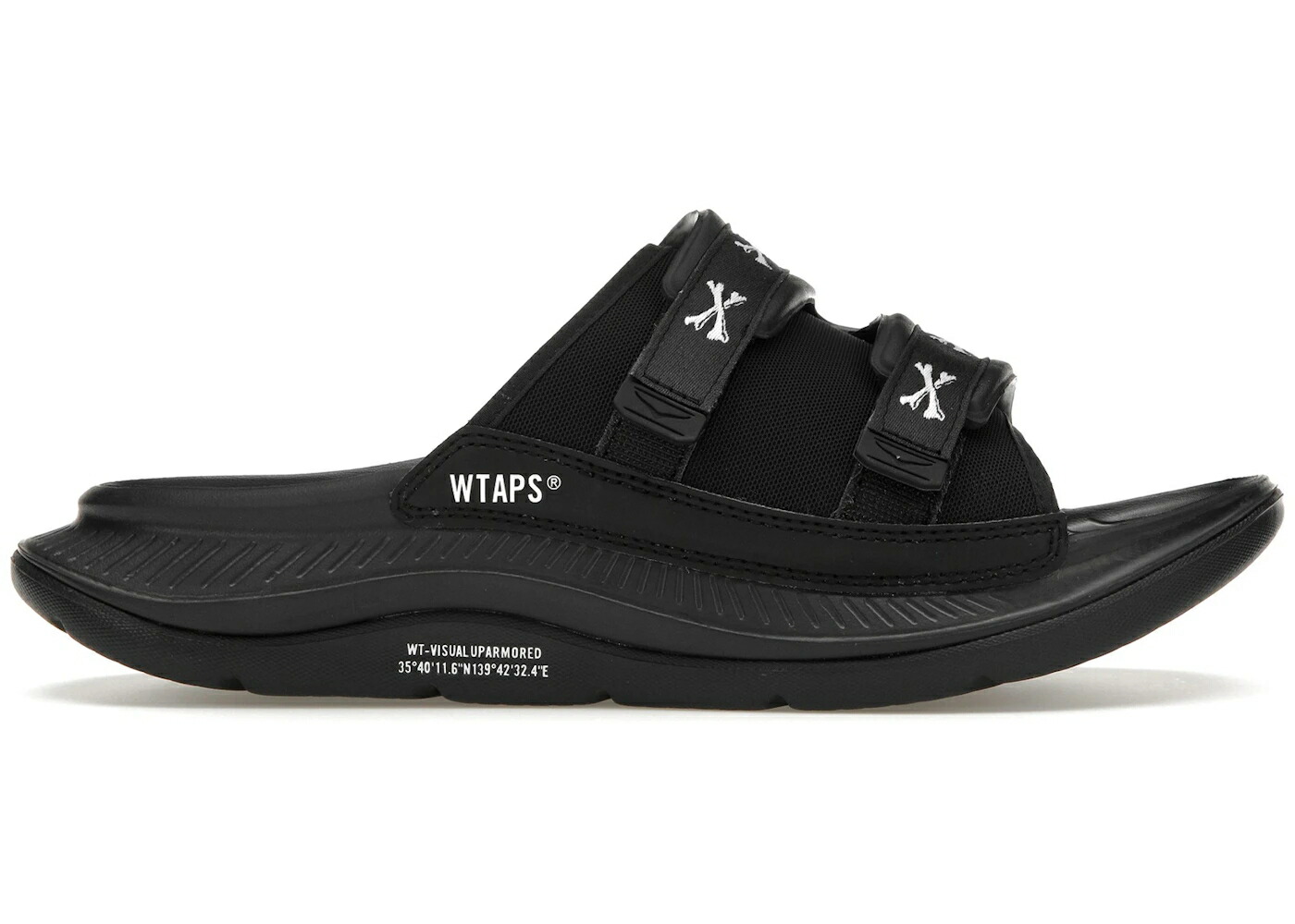 ホカオネオネ ダブルタップス 黒色 ブラック 白色 ホワイト スニーカー メンズ HOKA ONE ONE HOKA ONE ORA LUXE WTAPS JET BLACK / JET BLACK WHITE