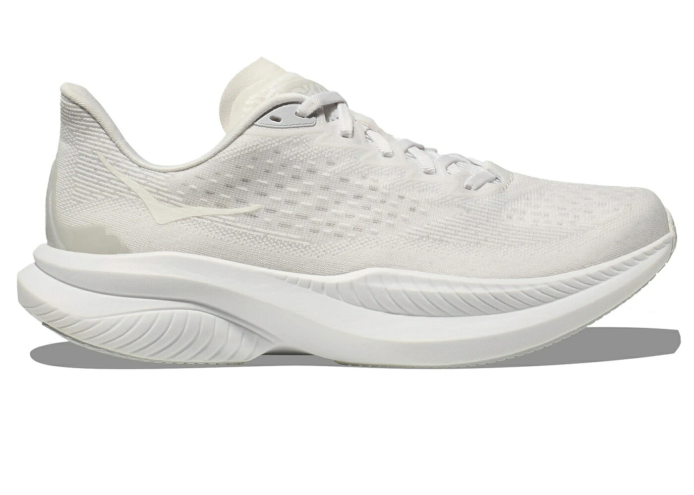 ホカオネオネ 白いこと 白いこと スニーカー メンズ HOKA ONE ONE HOKA ONE MACH 6 TRIPLE WHITE / WHITE WHITE