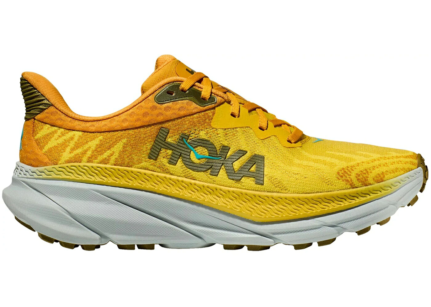 ホカオネオネ 向かっ腹 黄味がかった 黄み スニーカー メンズ HOKA ONE ONE HOKA ONE CHALLENGER ATR 7 PASSION FRUIT GOLDEN YELLOW / PASSION FRUIT GOLDEN YELLOW
