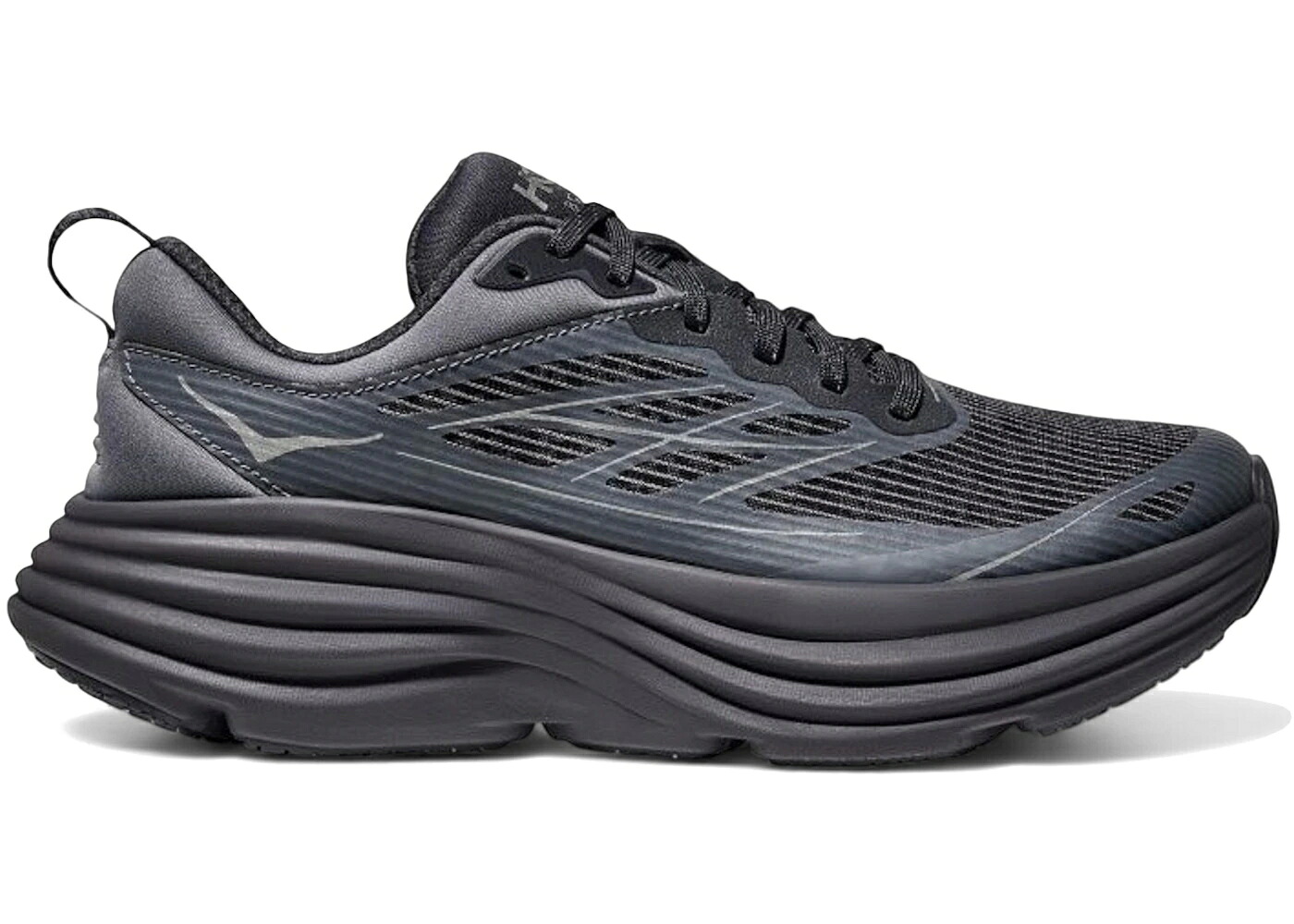 ホカオネオネ 濃灰色 薄墨色 薄墨色 スニーカー メンズ HOKA ONE ONE HOKA ONE BONDI 8 CAGED CHARCOAL GREY SKIES / CHARCOAL GREY GREY SKIES
