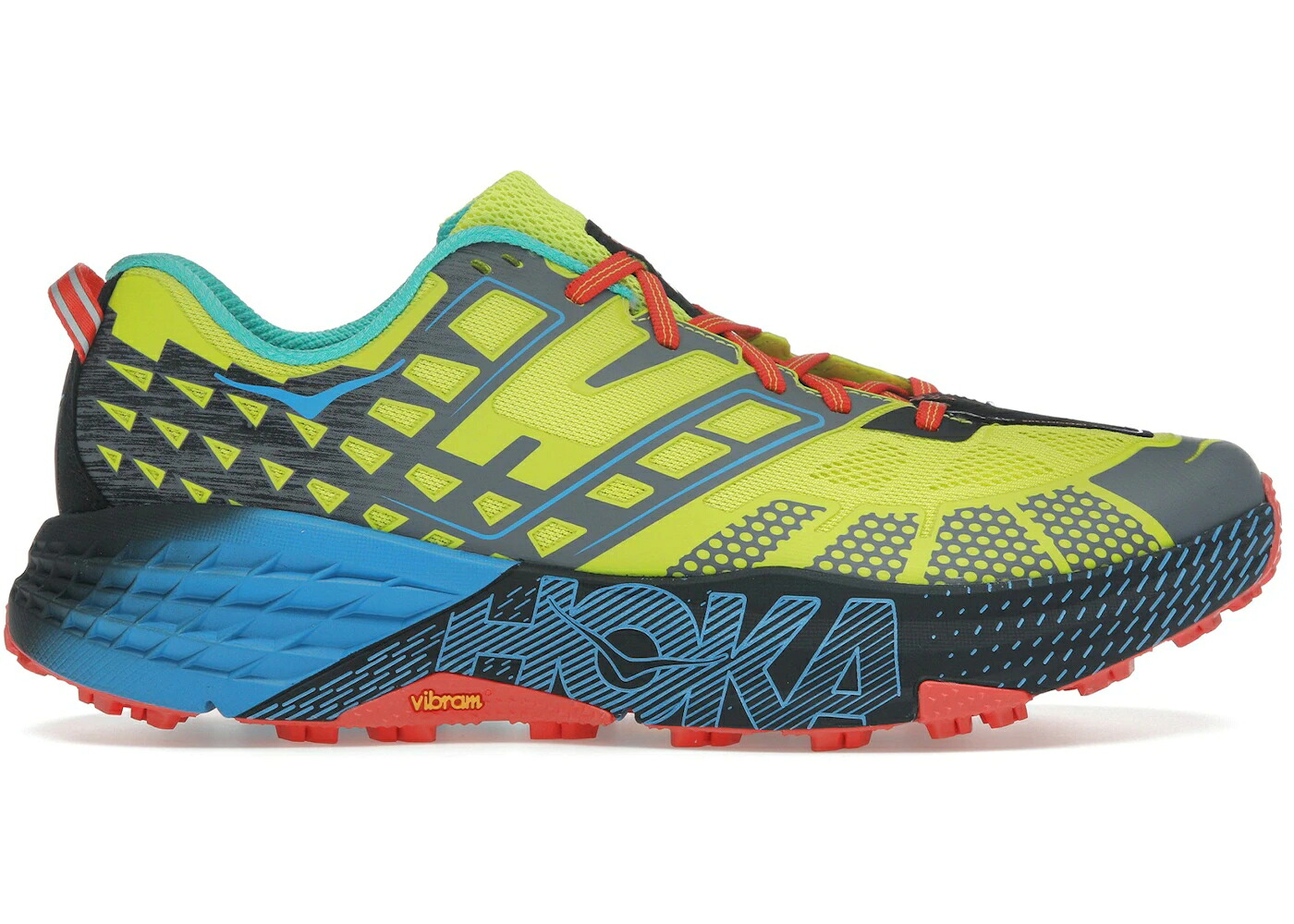 ホカオネオネ 青碧 青色 スニーカー メンズ HOKA ONE ONE HOKA ONE SPEEDGOAT 2 CITRUS BLUE / HOKA CITRUS HOKA BLUE 靴-スニーカー