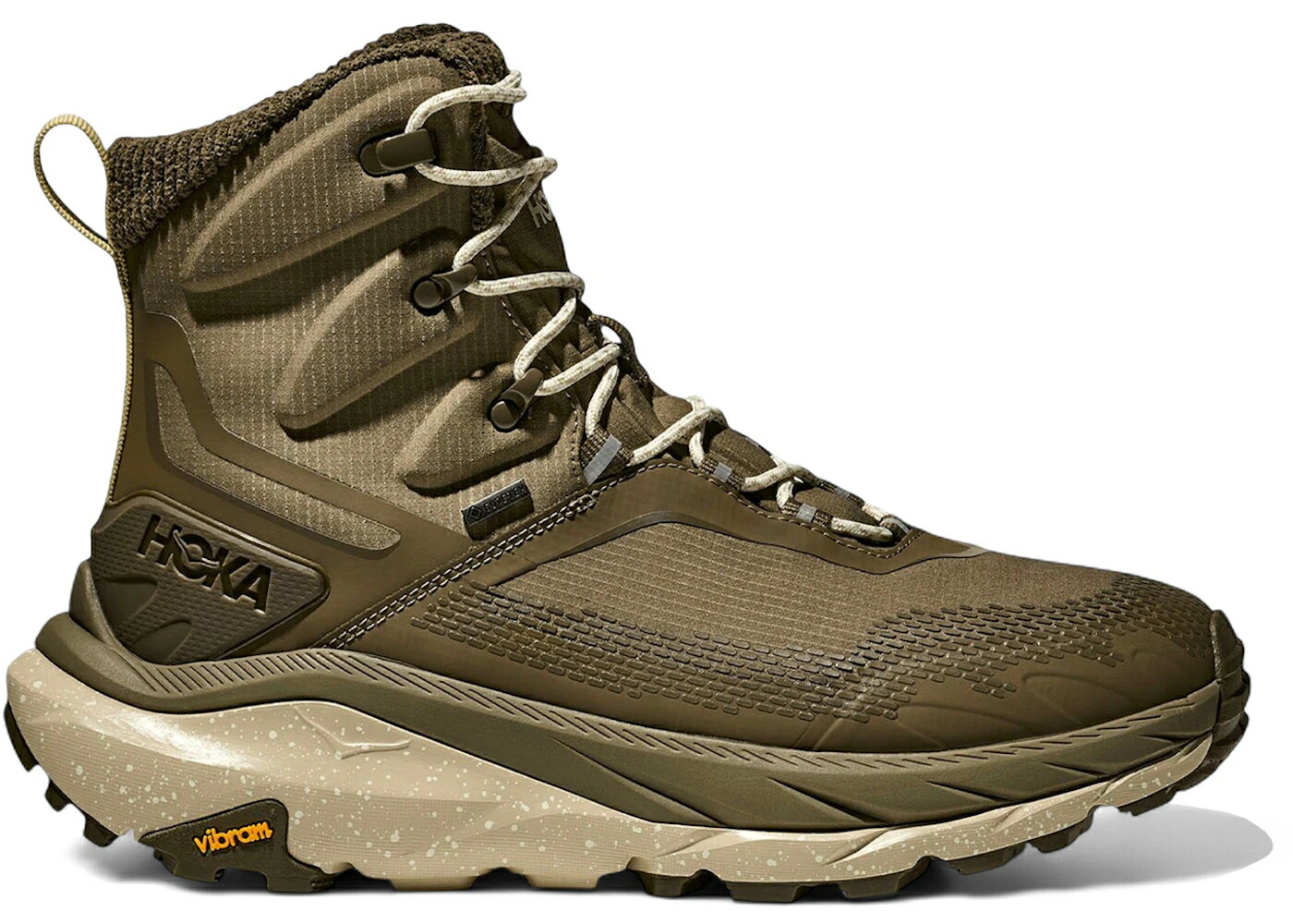 ホカオネオネ ゴアテックス オリーブ スニーカー メンズ HOKA ONE ONE HOKA ONE KAHA 2 FROST GORE-TEX ANTIQUE OLIVE OYSTER MUSHROOM / ANTIQUE OLIVE OYSTER MUSHROOM画像