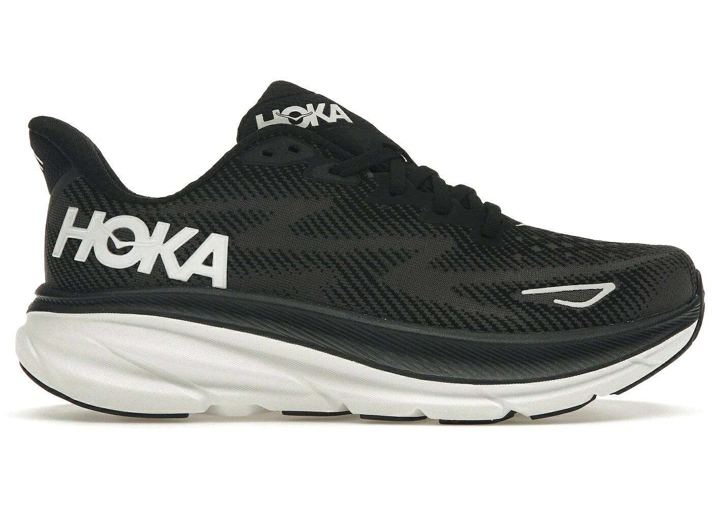 ホカオネオネ 黒色 ブラック 白色 ホワイト WOMEN'S スニーカー レディース HOKA ONE ONE HOKA ONE CLIFTON 9 BLACK WHITE (WOMEN'S) / BLACK WHITE|スニケス