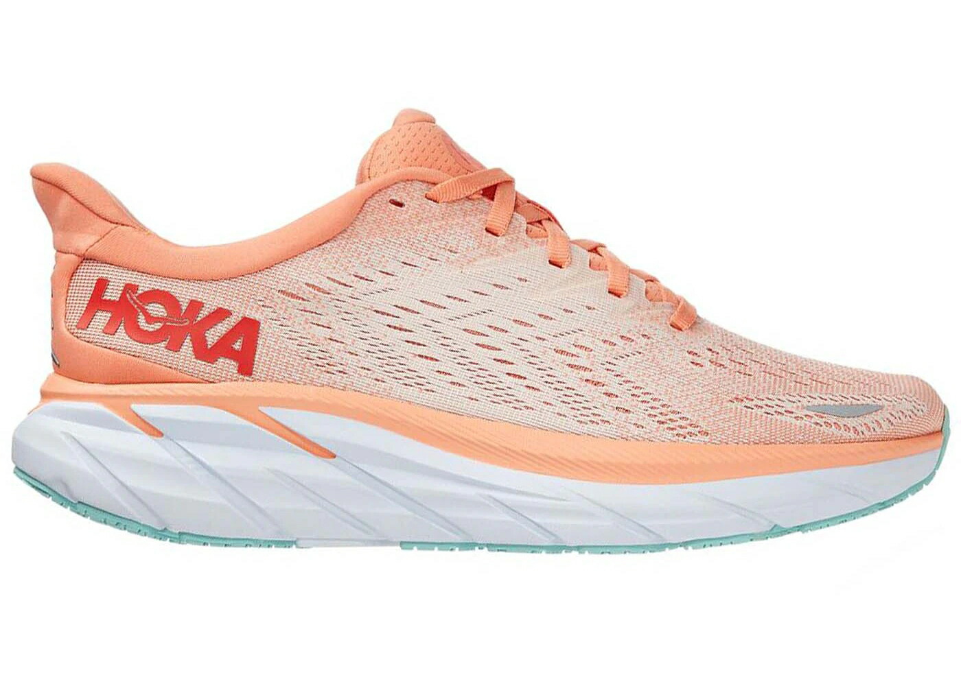 ホカオネオネ 銀色 シルバー WOMEN スニーカー レディース HOKA ONE ONE HOKA ONE CLIFTON 8 CANTALOUPE (WOMEN) / CANTALOUPE SILVER PEONY