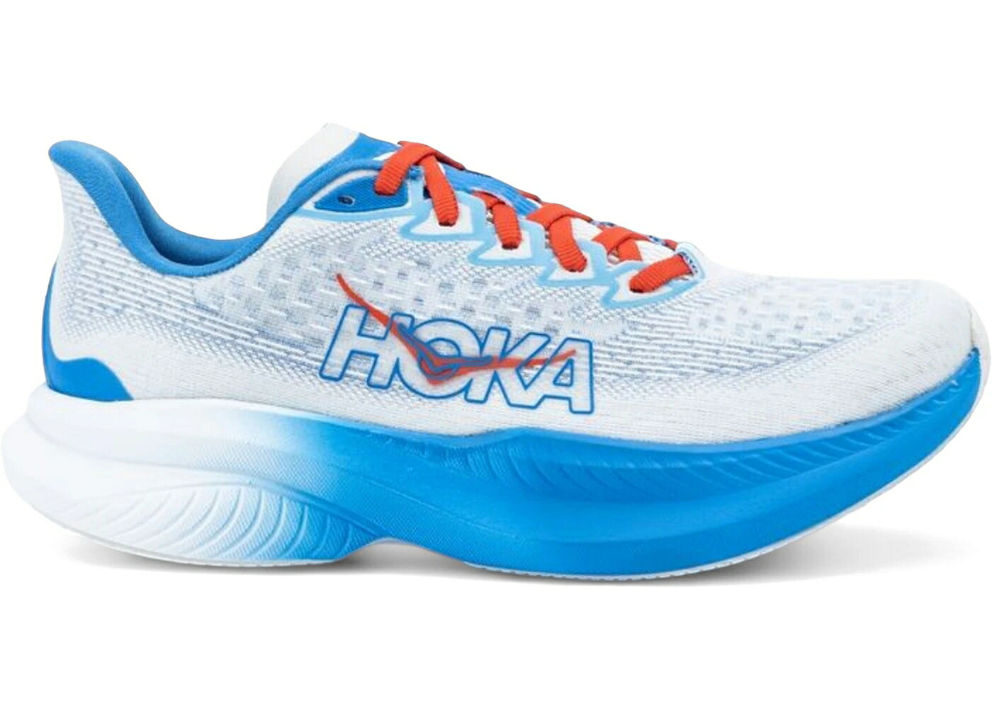 ホカオネオネ 白いこと 白いこと 青味 青色 WOMEN\u0027S スニーカー レディース HOKA ONE ONE HOKA ONE MACH 6 WHITE VIRTUAL BLUE (WOMEN\u0027S) / WHITE VIRTUAL BLUE