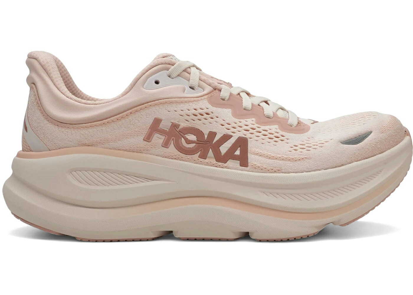ホカオネオネ サクラ色 皮膚軟化剤 WOMEN\u0027S スニーカー レディース HOKA ONE ONE HOKA ONE BONDI 9 ROSE LATTE CREAM (WOMEN\u0027S) / ROSE LATTE ROSE CREAM