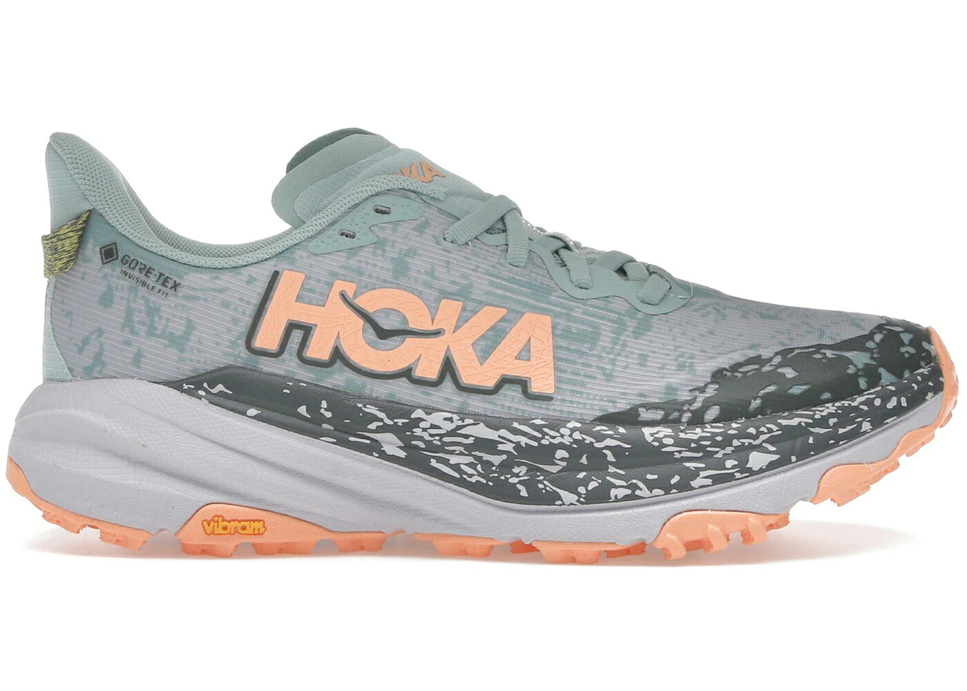 ホカオネオネ ゴアテックス 翡翆 ジェード 薄墨色 薄墨色 WOMEN\u0027S スニーカー レディース HOKA ONE ONE HOKA ONE SPEEDGOAT 6 GORE-TEX JADE ASH GREY (WOMEN\u0027S) / JADE ASH GREY レディース靴-スニーカー