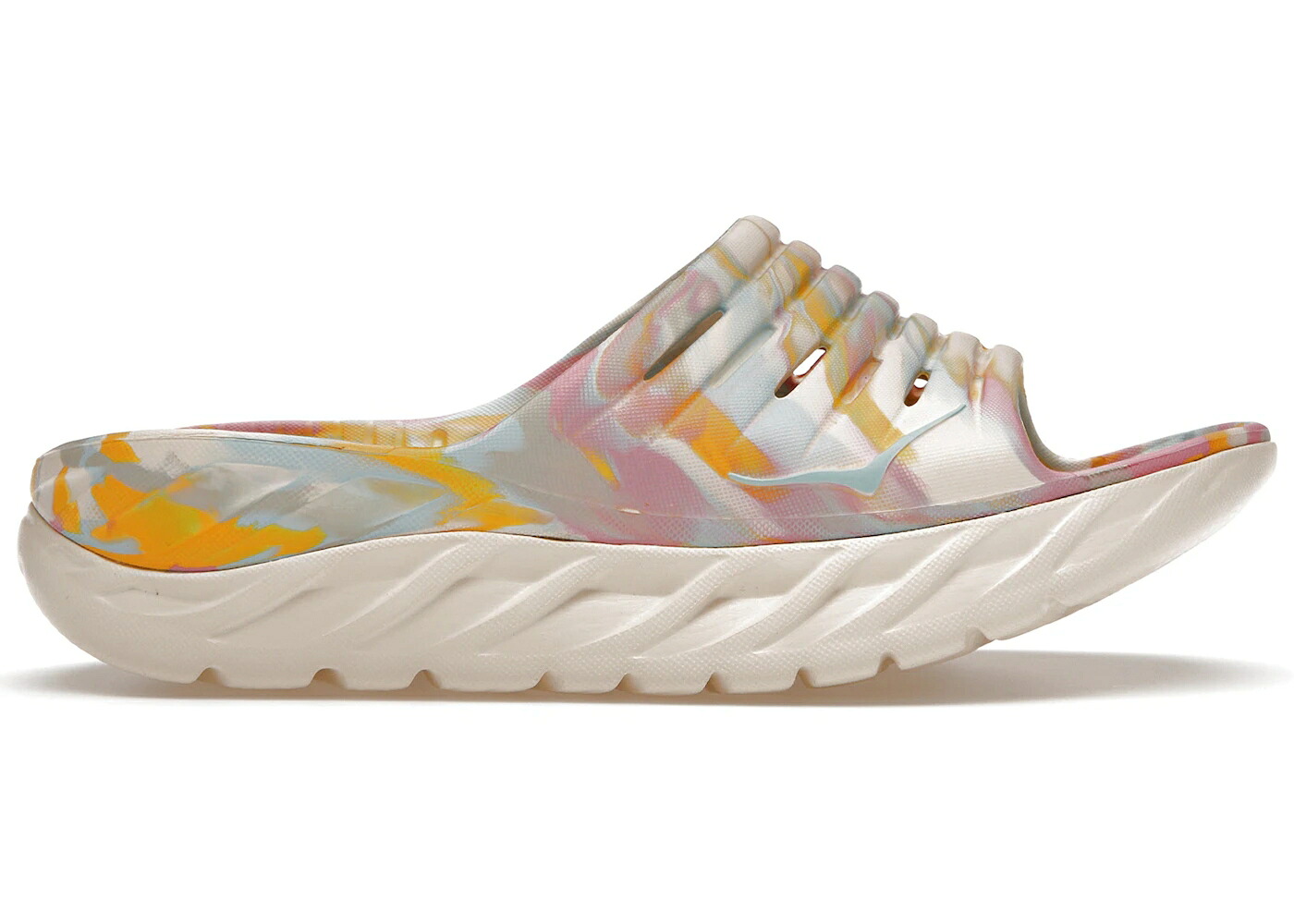 ホカオネオネ サンダル フリー スニーカー ユニセックス HOKA ONE ONE HOKA ONE ORA RECOVERY SLIDE FREE PEOPLE MOVEMENT LUNA MARBLED / LUNA MARBLED メンズ｜スニケス