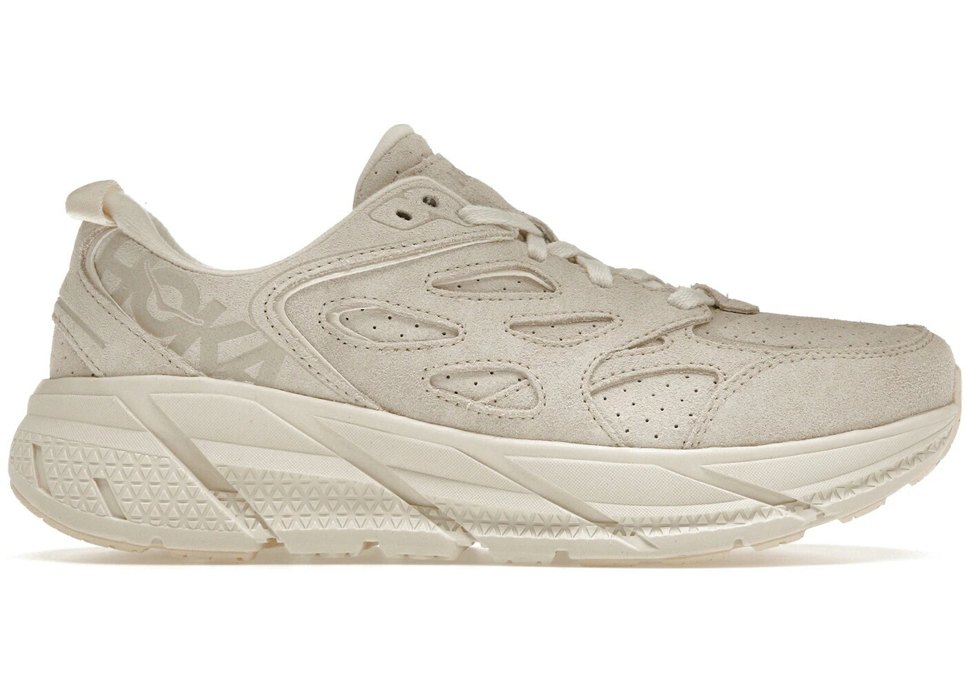 ホカオネオネ スエードクロス スウェード スニーカー ユニ一発やる HOKA ONE ONE HOKA ONE CLIFTON L SUEDE EGGNOG (ALL GENDER) / EGGNOG EGGNOG メンズ