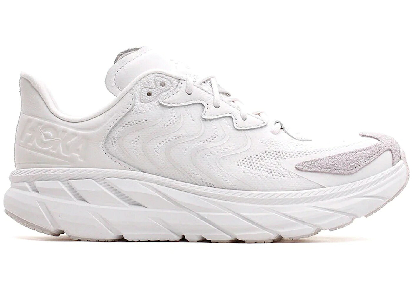 ホカオネオネ 白いこと 白いこと スニーカー ユニ一発やる HOKA ONE ONE HOKA ONE CLIFTON LS WHITE NIMBUS CLOUD (ALL GENDER) / WHITE NIMBUS CLOUD メンズ