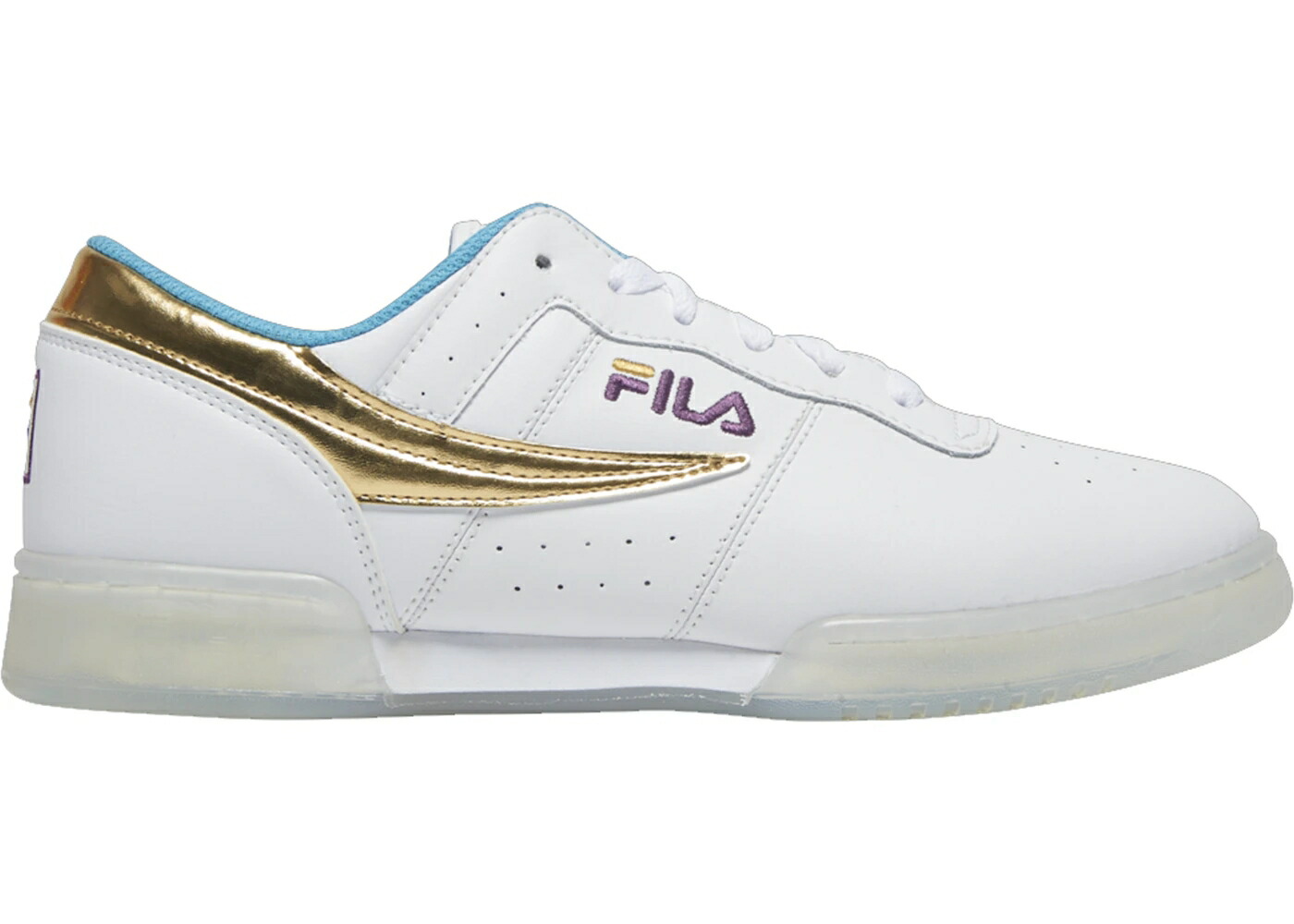 フィラ フィットネス 白色 ホワイト ゴールド 青色 ブルー スニーカー メンズ FILA ORIGINAL FITNESS WWE WHITE / WHITE GOLD BLUE