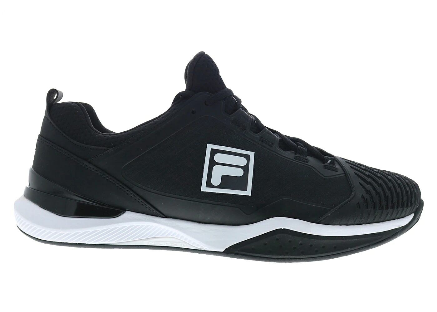 フィラ 黒色 ブラック 白色 ホワイト スニーカー メンズ FILA SPEEDSERVE ENERGIZED BLACK WHITE / BLACK WHITE BLACK|スニケス