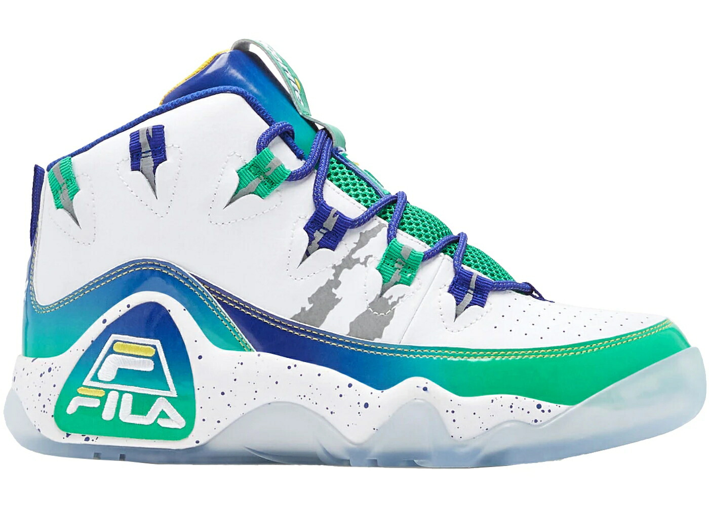 フィラ 白いこと 白いこと 青碧 青色 グラント吸血鬼 スニーカー メンズ FILA GRANT HILL 1 SPRITE / WHITE MAZARINE BLUE JELLY BEAN スニーカー-メンズ靴-靴