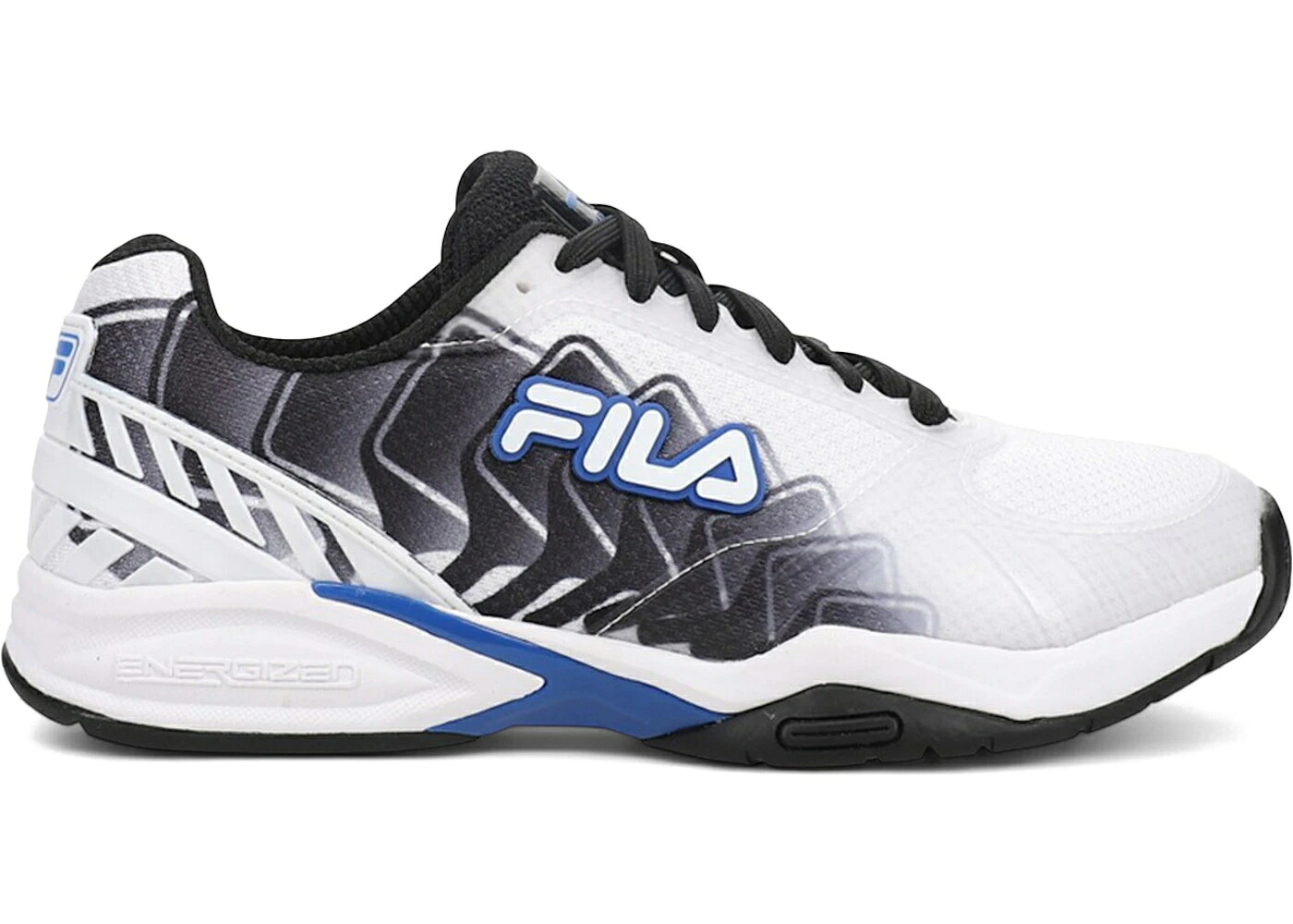 フィラ ゾーン 白色 ホワイト 黒色 ブラック 青色 ブルー スニーカー メンズ FILA VOLLEY ZONE WHITE BLACK PRINCE BLUE / WHITE BLACK PRINCE BLUE