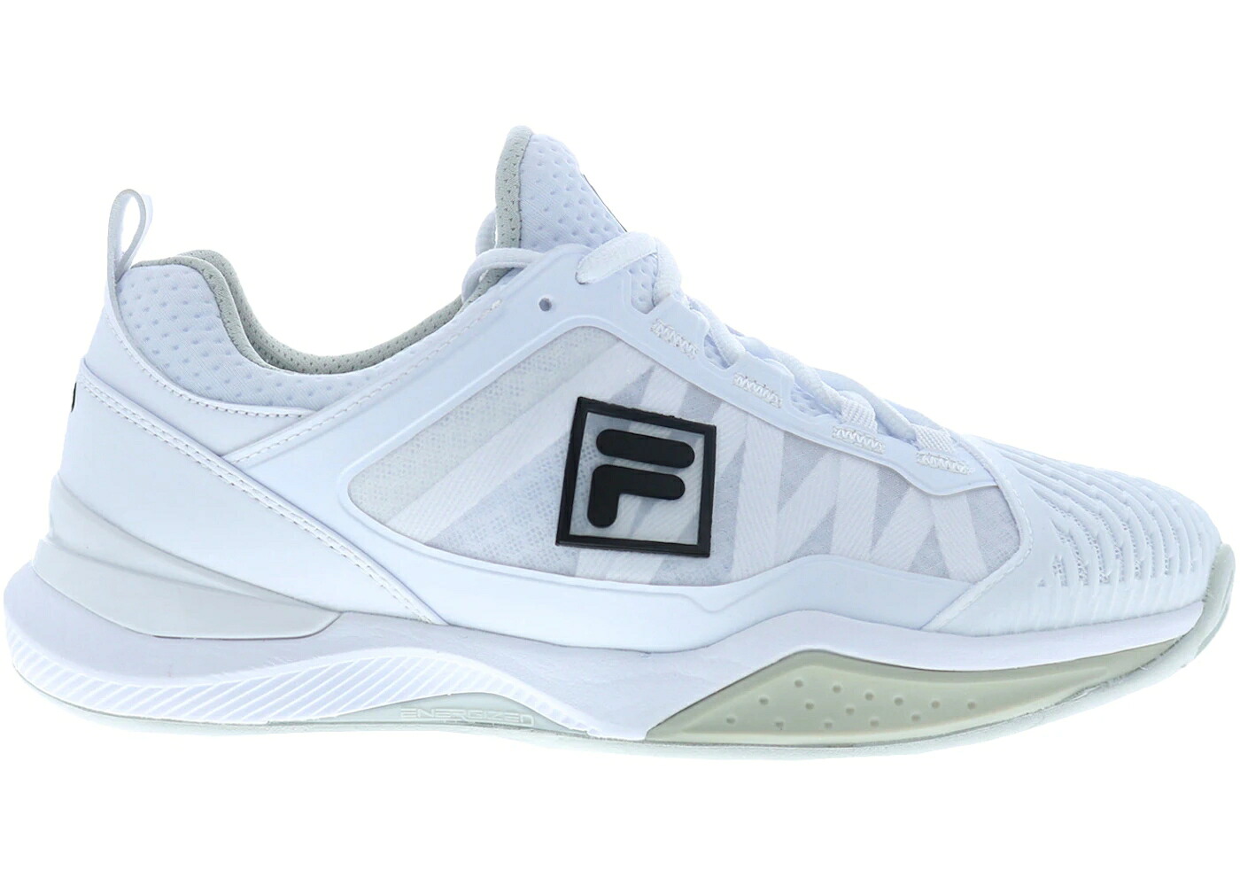 フィラ 白色 ホワイト 黒色 ブラック 灰色 グレー WOMEN'S スニーカー レディース FILA SPEEDSERVE ENERGIZED WHITE BLACK GREY (WOMEN'S) / WHITE BLACK GREY