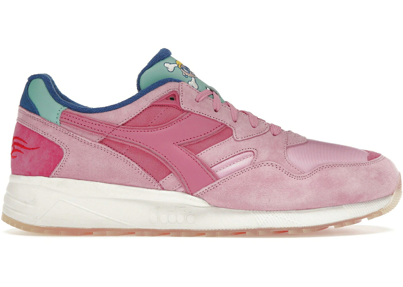ディアドラ スペクトラム ピンク 青色 ブルー スニーカー メンズ DIADORA N9002 IUTER SPECTRUM PIRATI GIRO / PINK PINK BLUE|スニケス