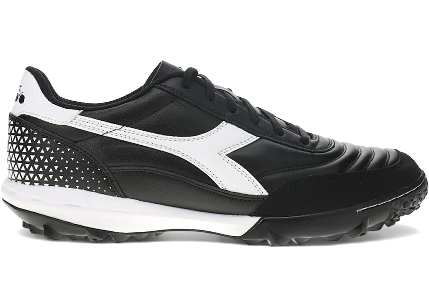 ディアドラ 黒色 ブラック 白色 ホワイト スニーカー メンズ DIADORA CALCETTO GR LT TF BLACK WHITE / BLACK WHITE