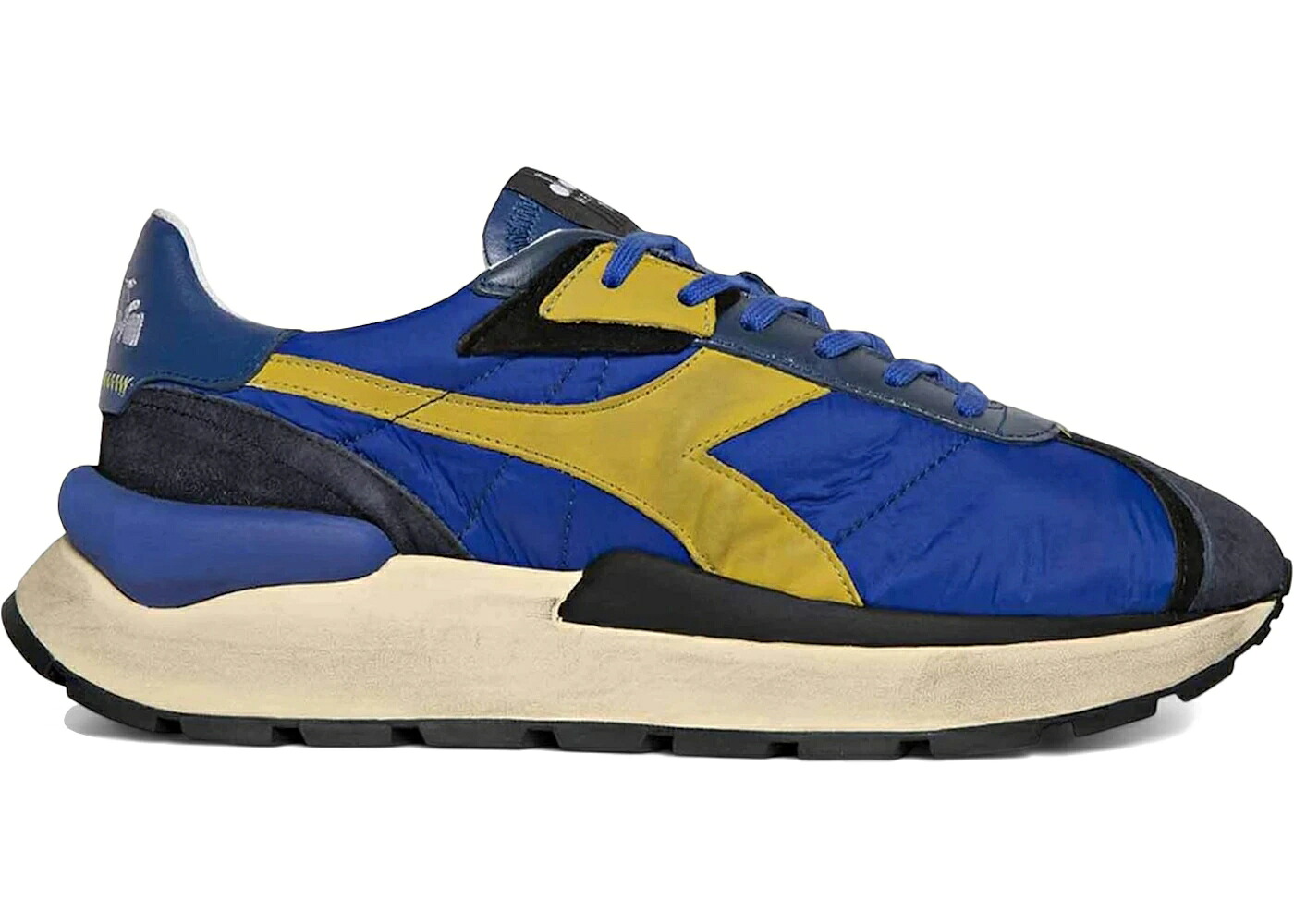 ディアドラ エリート 青み 青色 スニーカー メンズ DIADORA MERCURY ELITE URBAN BLUE RIGISTA / BLUE RIGISTA