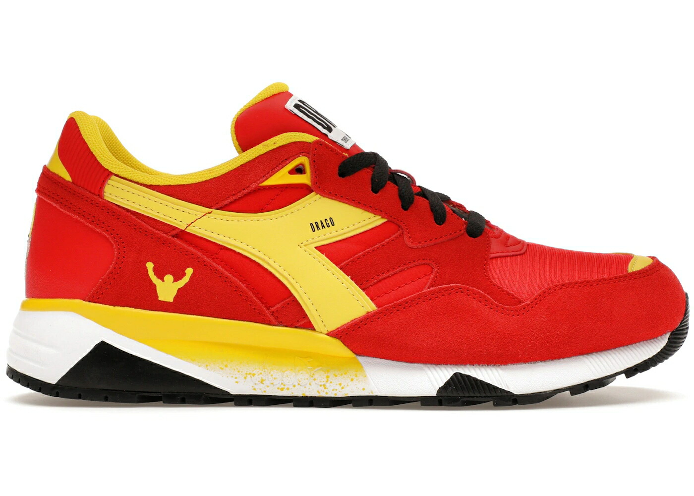 ディアドラ 赤 レッド 黄色 イエロー スニーカー メンズ DIADORA N9002 ROCKY IVAN DRAGO / RED YELLOW
