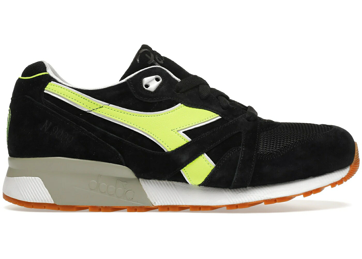 ディアドラ ゲーム 黒色 ブラック 黄色 イエロー 白色 ホワイト スニーカー メンズ DIADORA N9000 PATTA GAME ON / BLACK YELLOW WHITE
