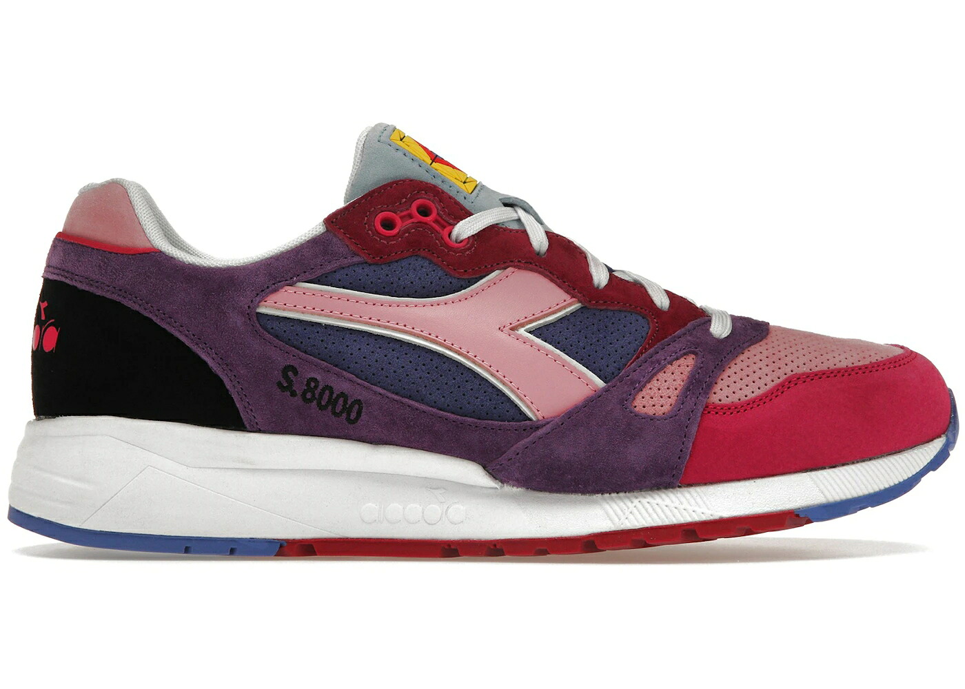 ディアドラ 神通力 紫 パープル 2.0 スニーカー メンズ DIADORA S8000 EXTRA BUTTER GIALLO / MAGIC PURPLE