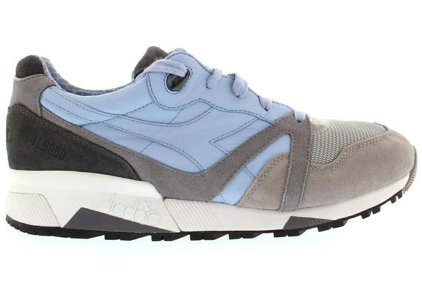 ディアドラ 青味 青色 薄墨色 薄墨色 スニーカー メンズ DIADORA N9000 SOLEBOX FERRO / LIGHT BLUE GREY
