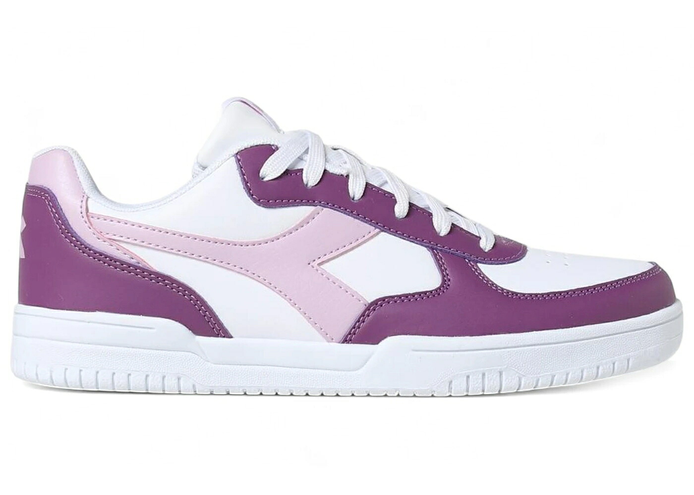 ディアドラ 白いこと 白いこと 紫 相撲取り草 サクラ色 スニーカー メンズ DIADORA RAPTOR LOW WHITE VIOLET PINK / WHITE VIOLET PINK