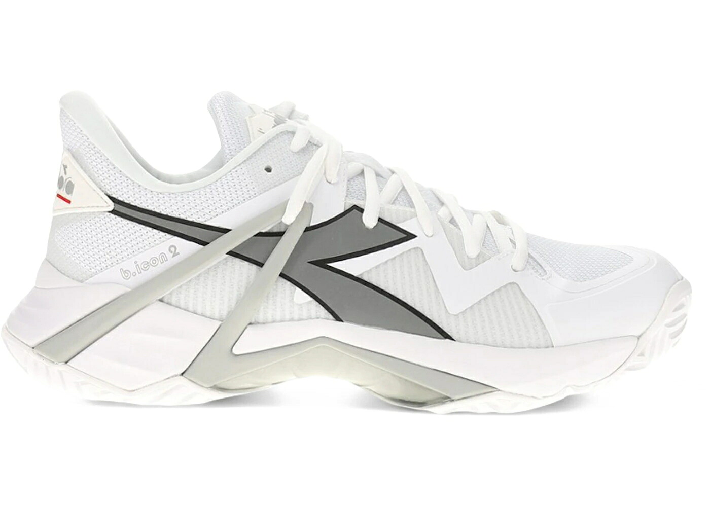 ディアドラ 白色 ホワイト 銀色 シルバー B.ICON スニーカー メンズ DIADORA 2 AG WHITE SILVER / WHITE SILVER｜スニケス