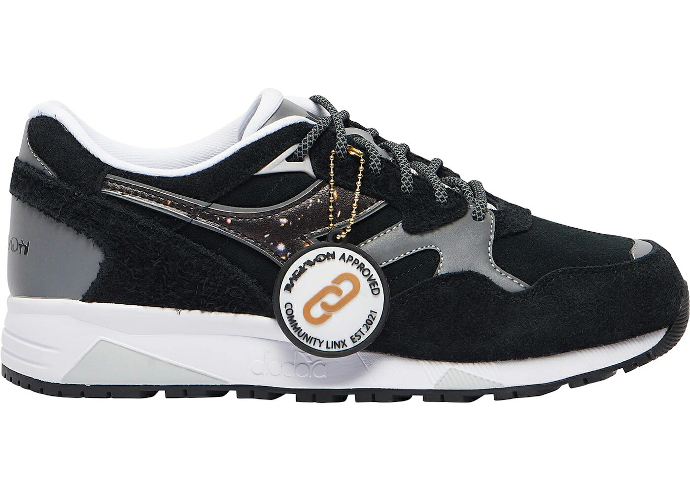 ディアドラ 天の川 黒いこと 黒いこと 薄墨色 薄墨色 スニーカー メンズ DIADORA N9002 RAEKWON GALAXY / BLACK GREY MULTI