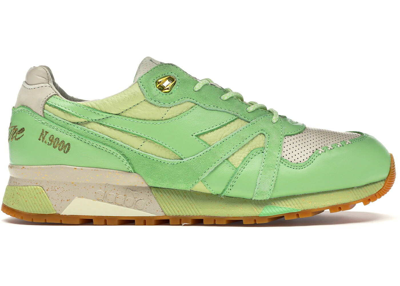 ディアドラ 緑 緑であること スニーカー メンズ DIADORA N9000 FEATURE PISTACHIO / LAKE GREEN