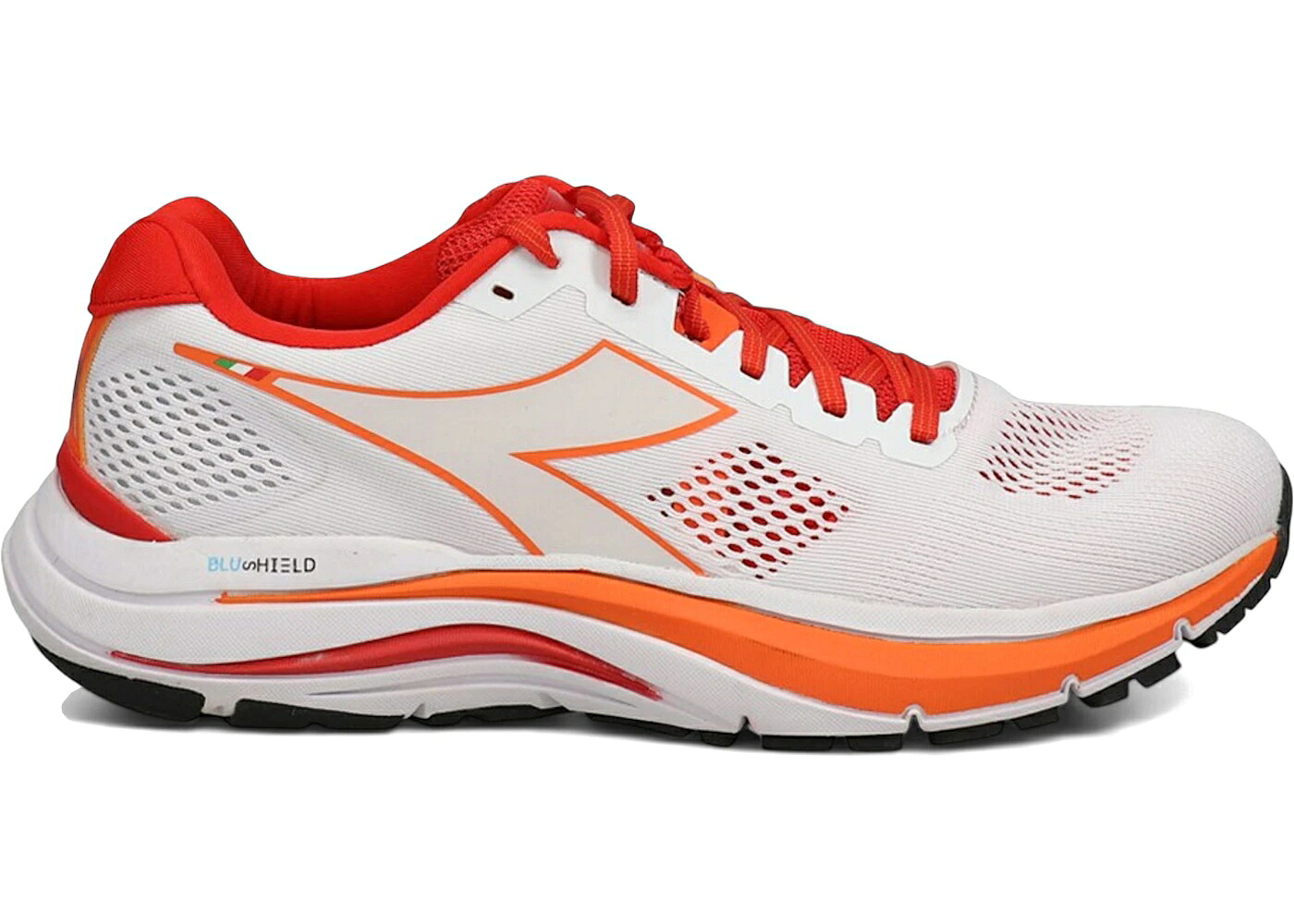 ディアドラ 白色 ホワイト 赤 レッド WOMEN'S スニーカー レディース DIADORA MYTHOS BLUSHIELD 7 VORTICE HIP WHITE FIERY RED (WOMEN'S) / WHITE FIERY RED