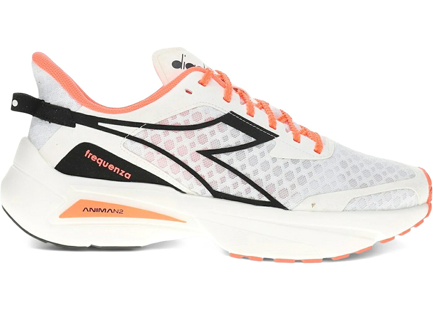 ディアドラ 黒いこと 黒いこと 白いこと 白いこと WOMEN\u0027S スニーカー レディース DIADORA FREQUENZA BLACK WHITE PEACH FLUO (WOMEN\u0027S) / BLACK WHITE PEACH FLUO