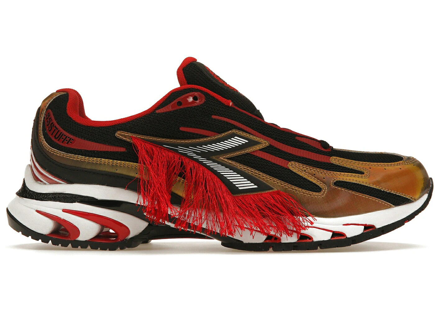ディアドラ 火の手 黒いこと 黒いこと ゴールド 赤 赤いこと スニーカー ユニ一発やる DIADORA MYTHOS 280 GB SSSTUFFF BARCELONA FIRE / BLACK GOLD RED メンズ