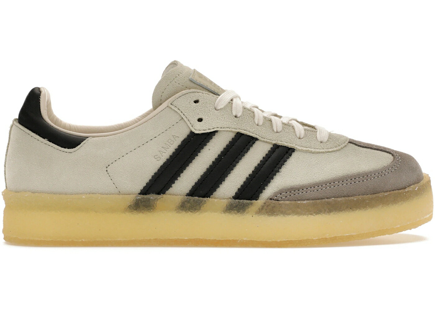アディダス クラークス ストリート サンバ 白色 ホワイト 黒色 ブラック コア スニーカー メンズ ADIDAS CLARKS 8TH STREET SAMBA BY RONNIE FIEG KITHMAS WHITE BLACK / CHALK WHITE CORE BLACK CHALK
